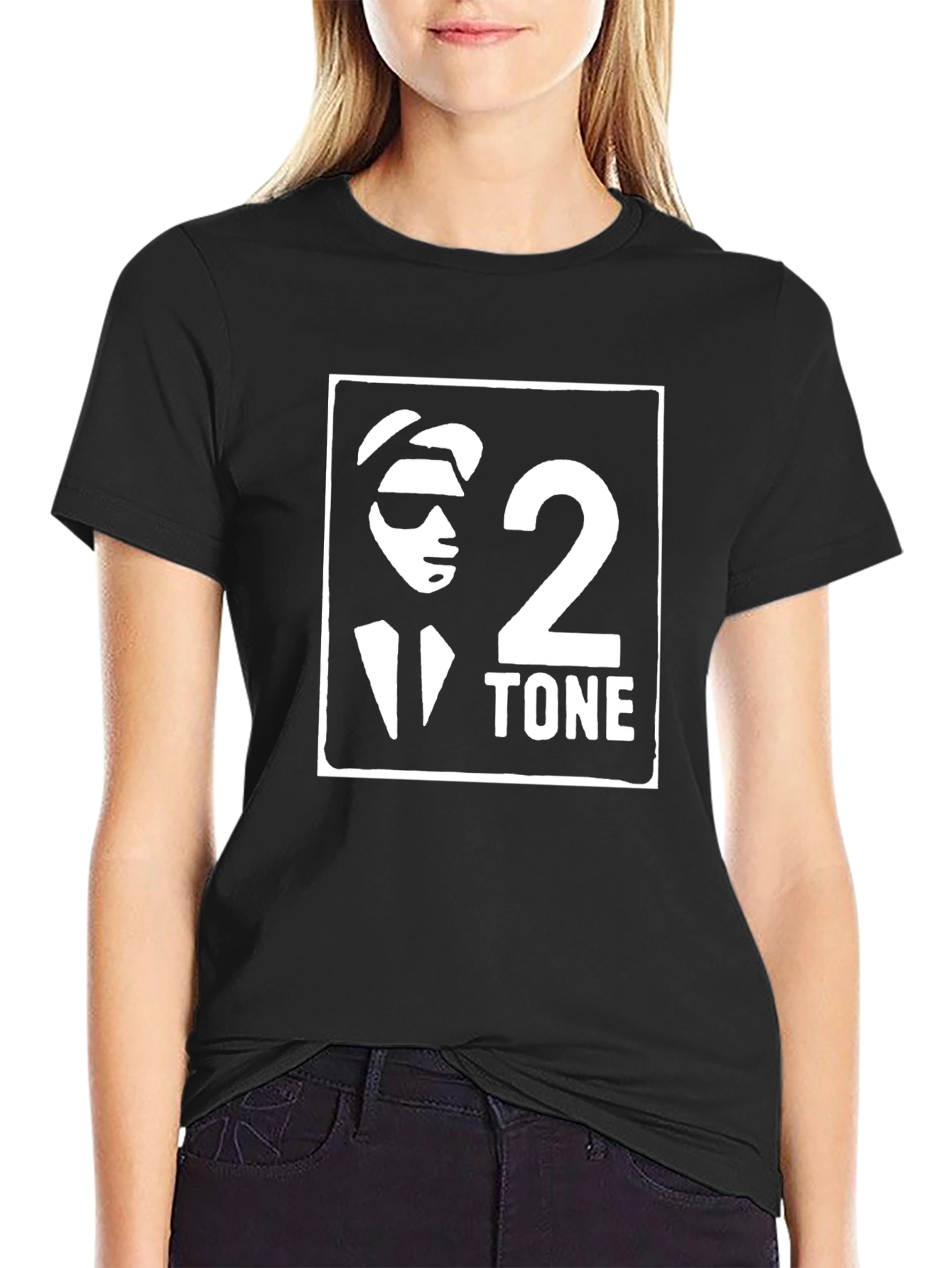 Two Tone T-Shirt - Retro Ska & Reggae Style