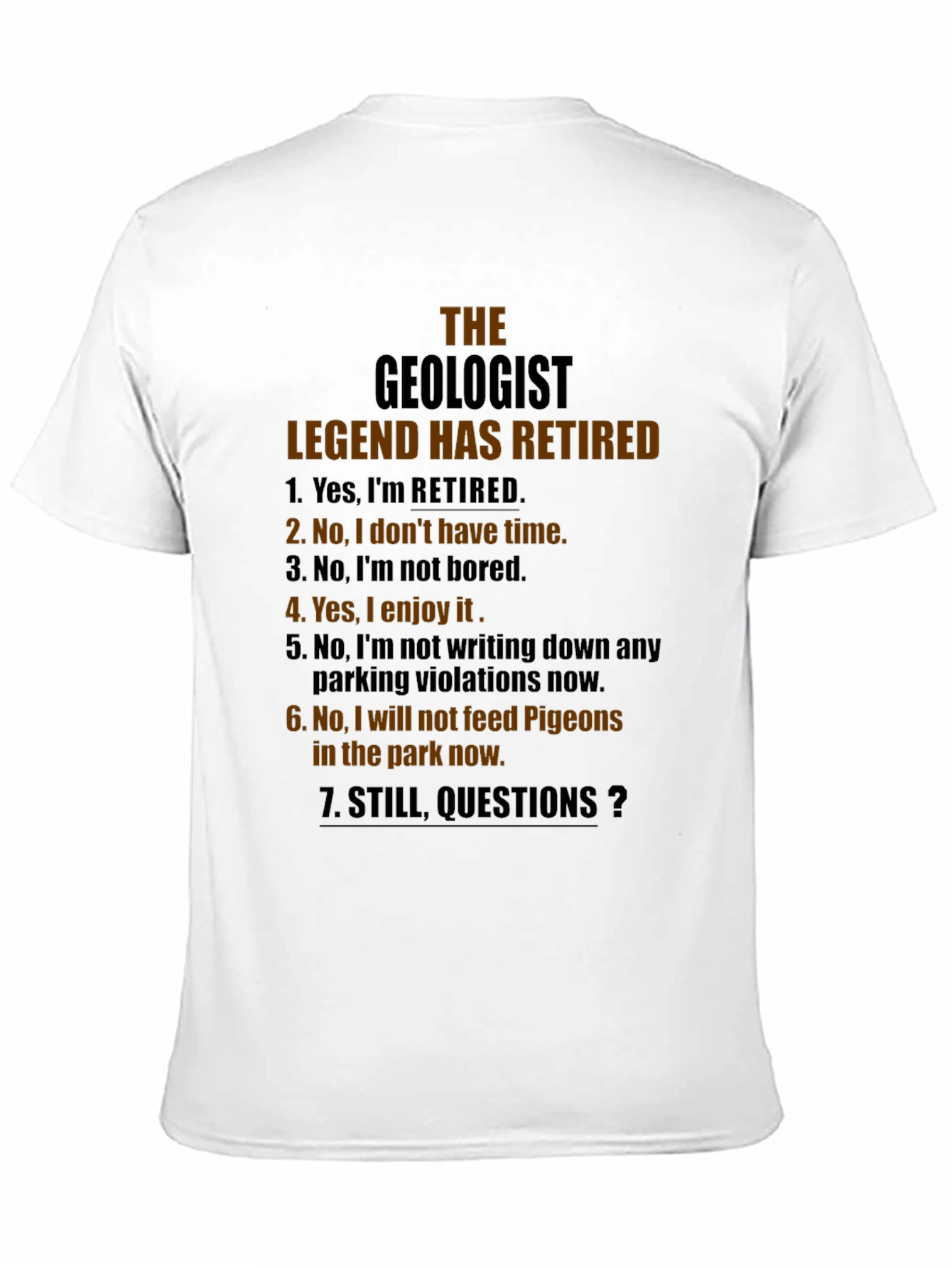 Retired Geologist T-Shirt - Funny Retirement Gift