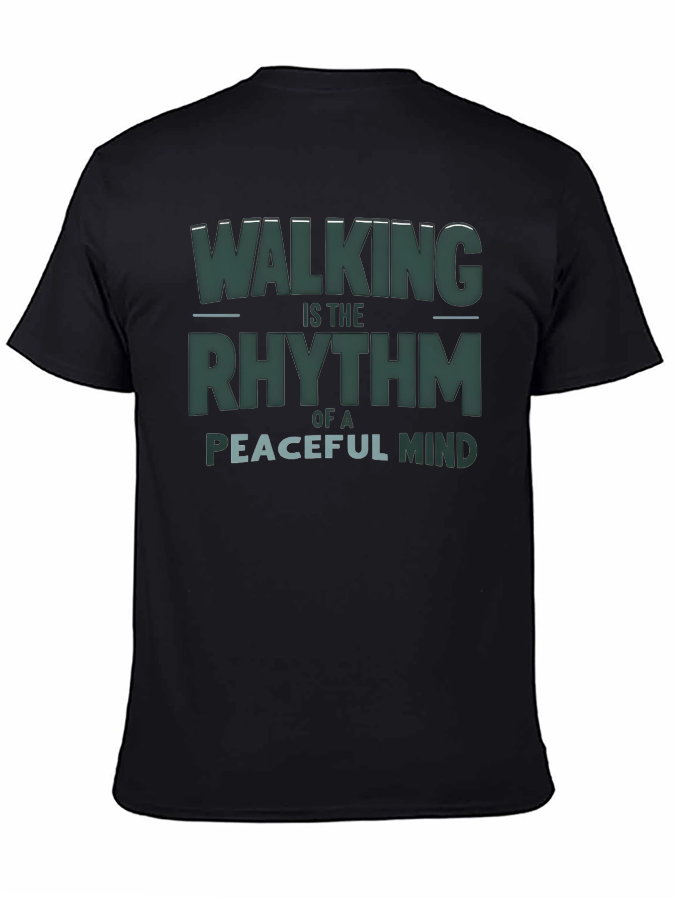 Walking Rhythm Peaceful Mind Graphic Tee