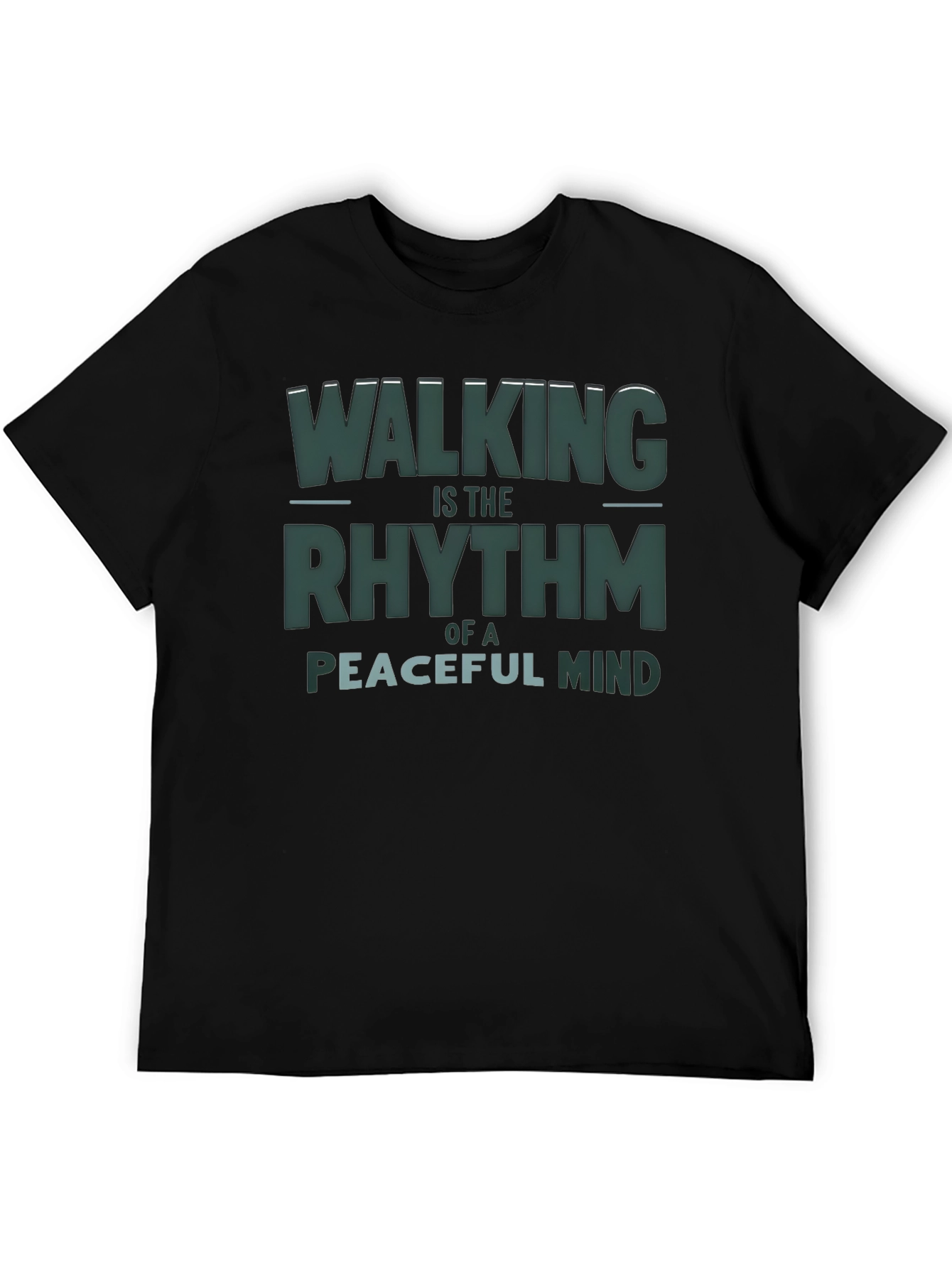 Walking Rhythm Peaceful Mind Graphic Tee