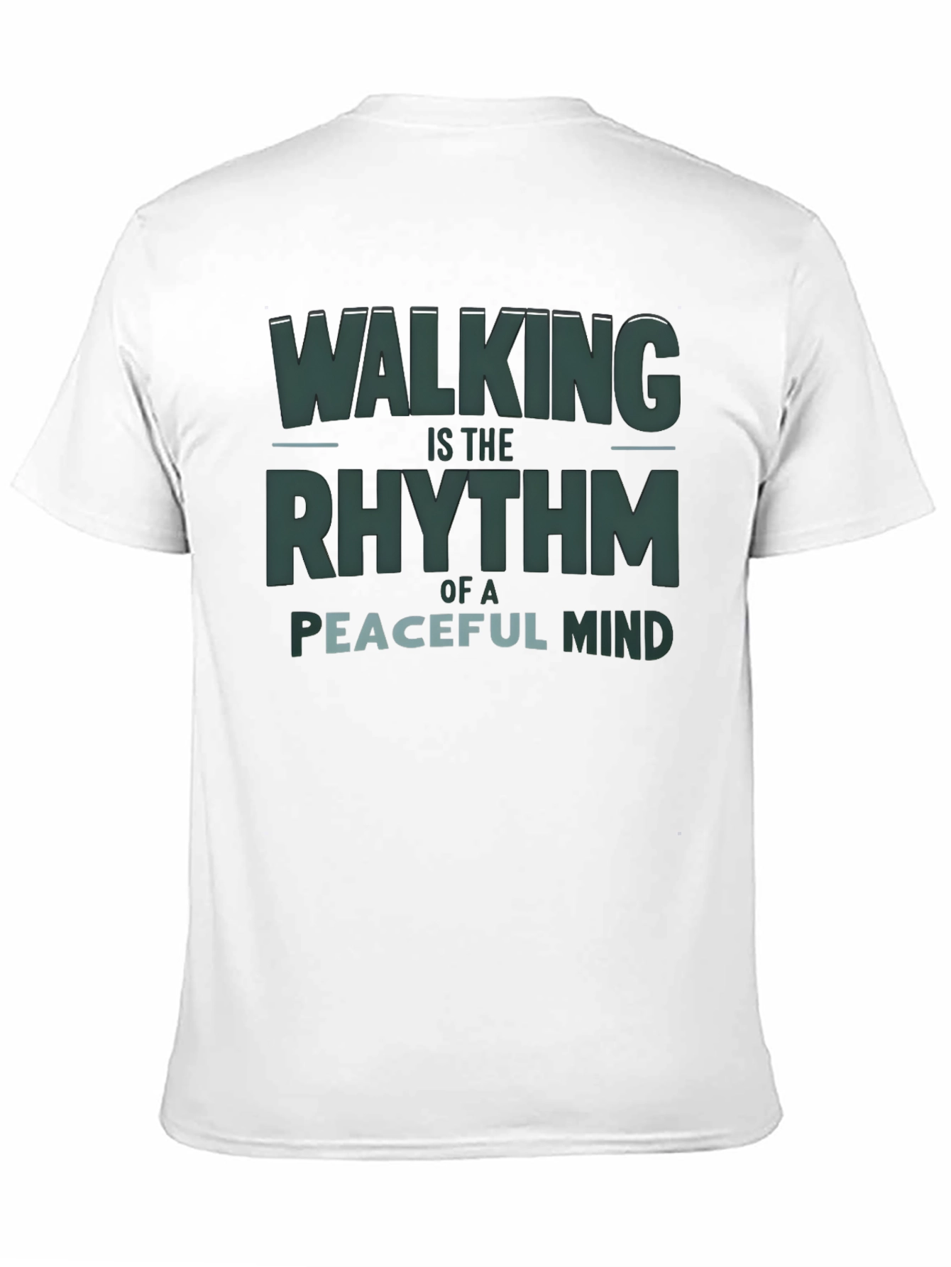 Walking Rhythm Peaceful Mind Graphic Tee