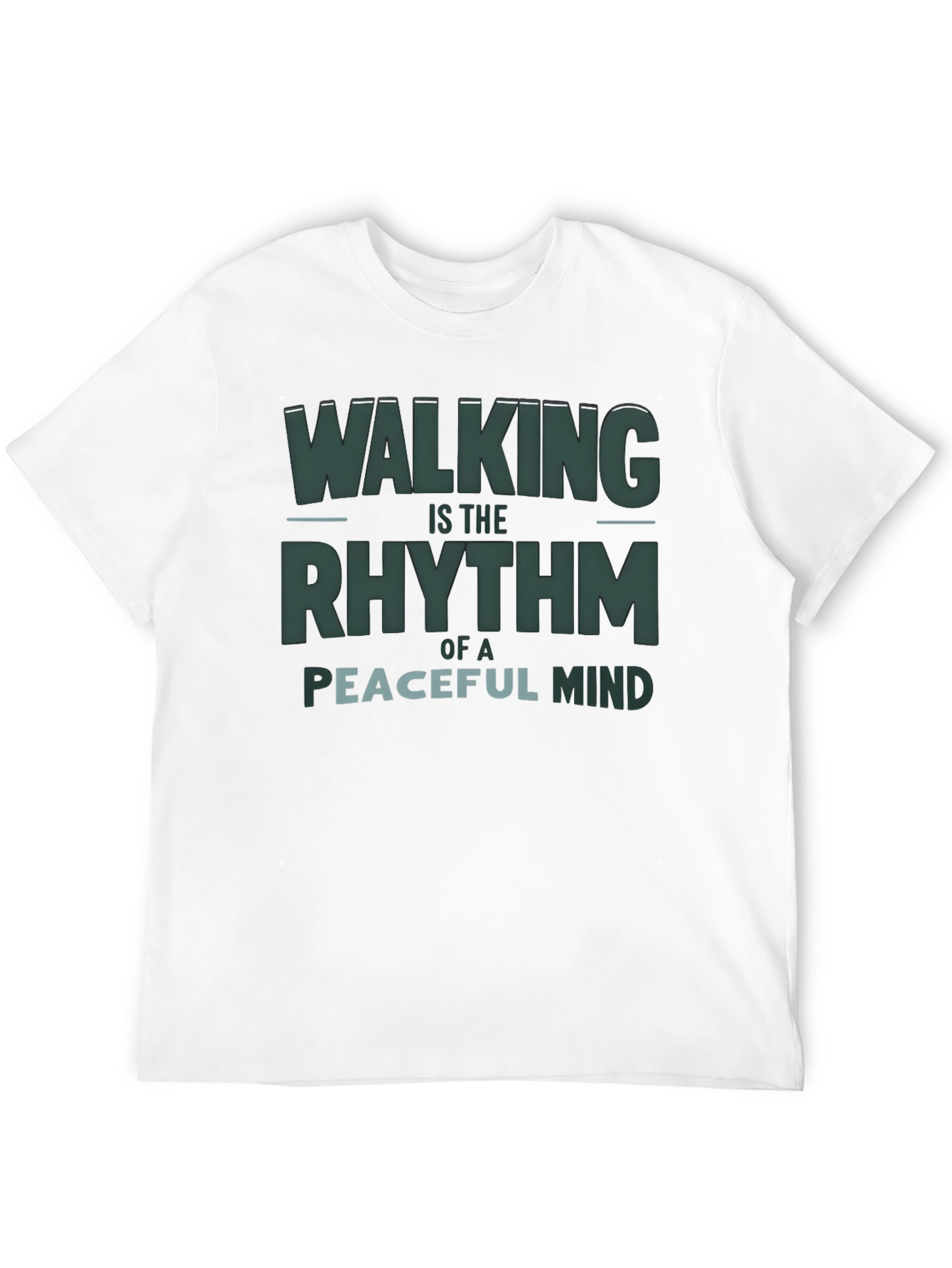 Walking Rhythm Peaceful Mind Graphic Tee