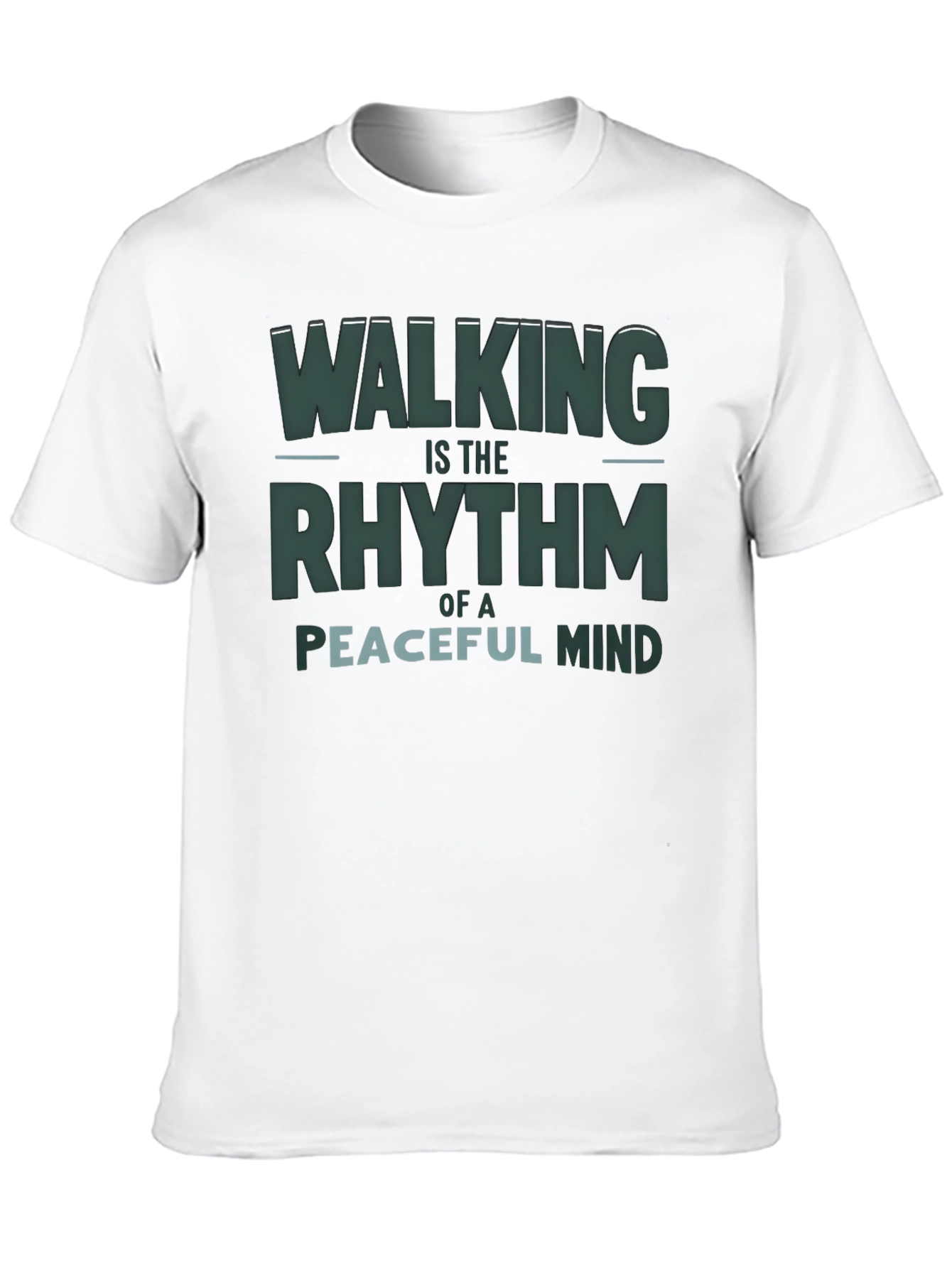 Walking Rhythm Peaceful Mind Graphic Tee