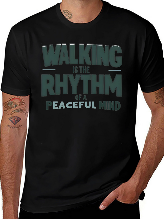 Walking Rhythm Peaceful Mind Graphic Tee