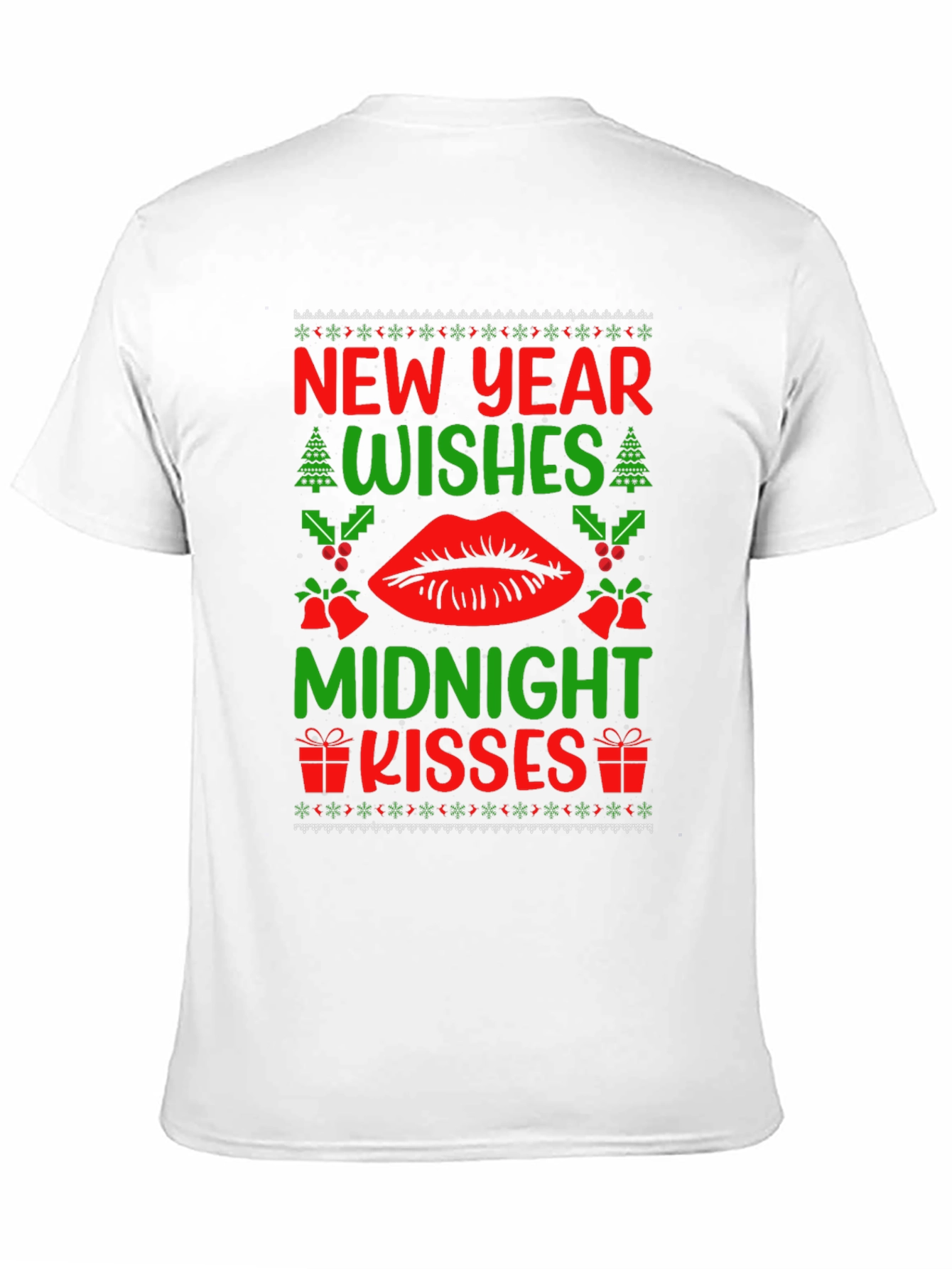 New Years Midnight Kisses Graphic Tee
