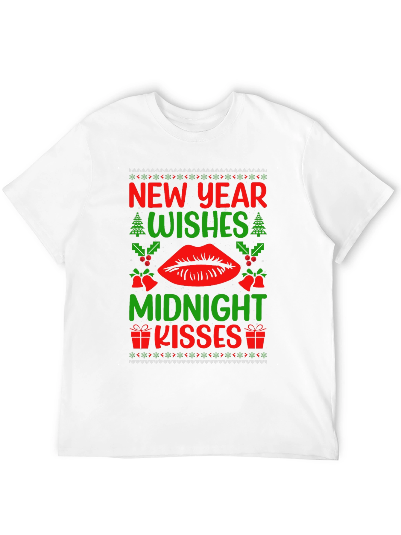 New Years Midnight Kisses Graphic Tee