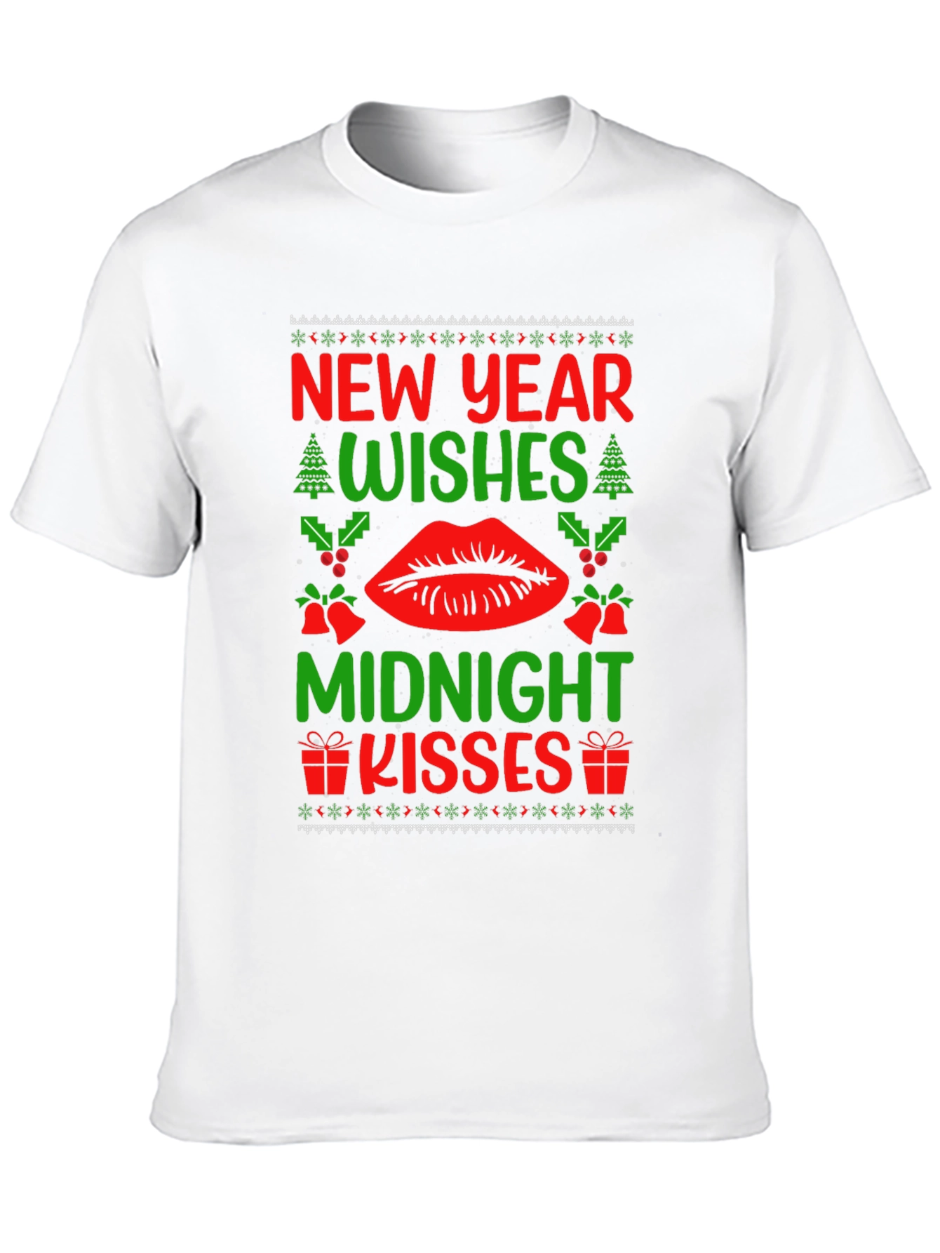 New Years Midnight Kisses Graphic Tee