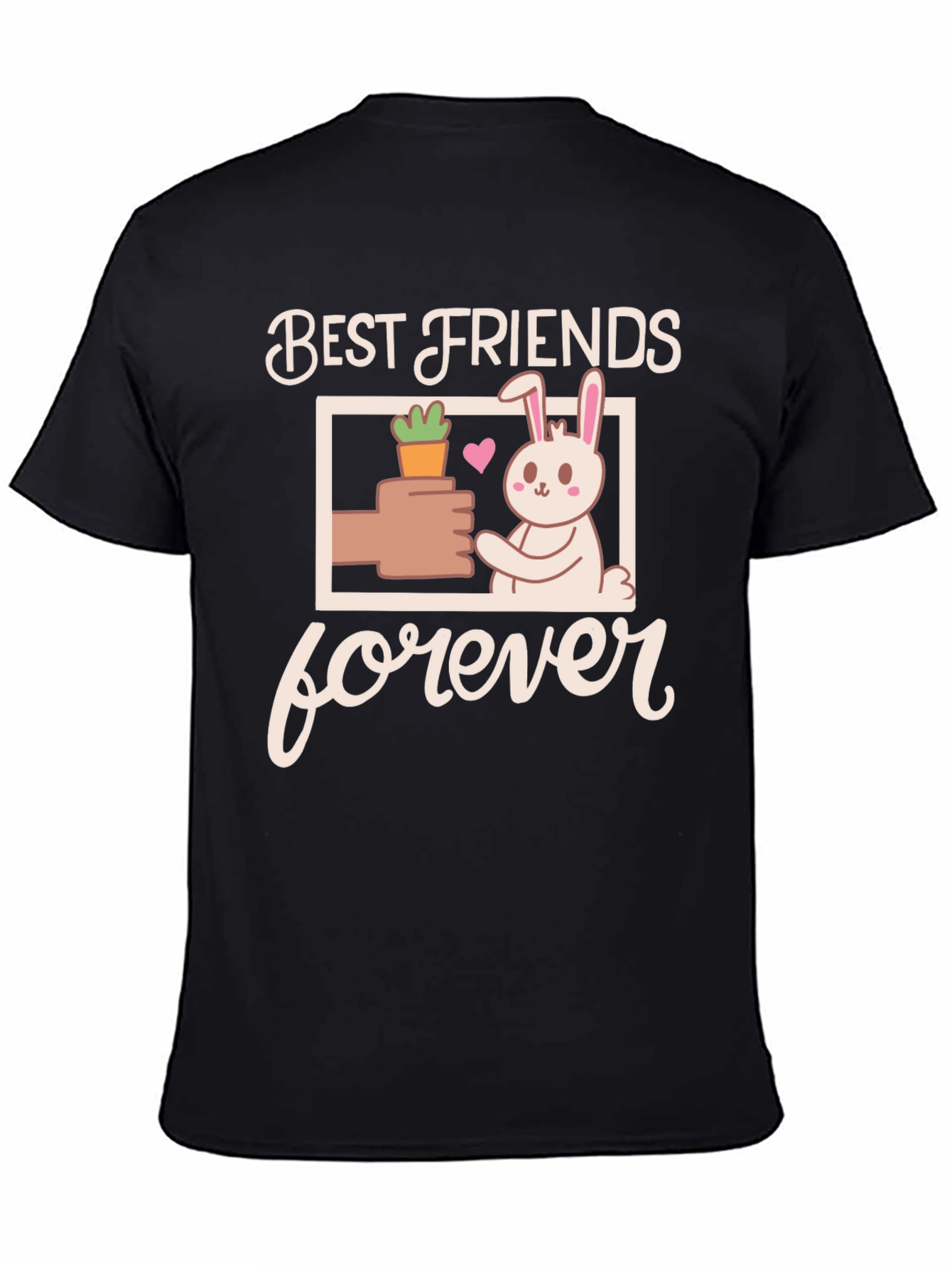 Best Friends Forever T-Shirt - Cute Bunny Design
