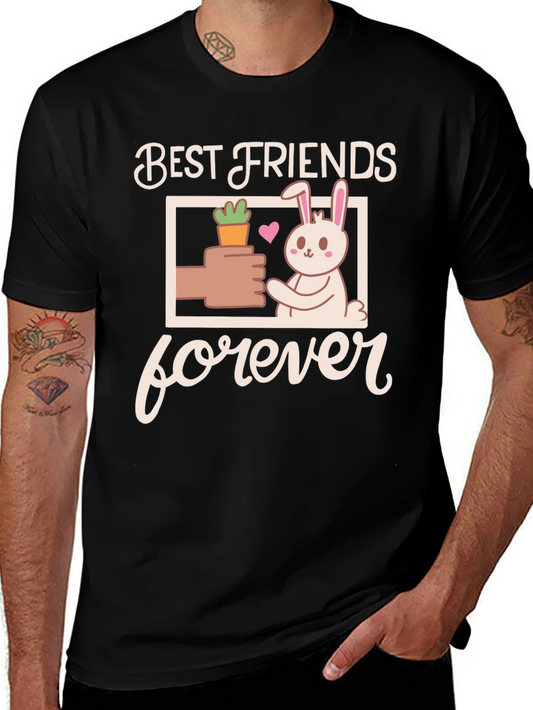 Best Friends Forever T-Shirt - Cute Bunny Design