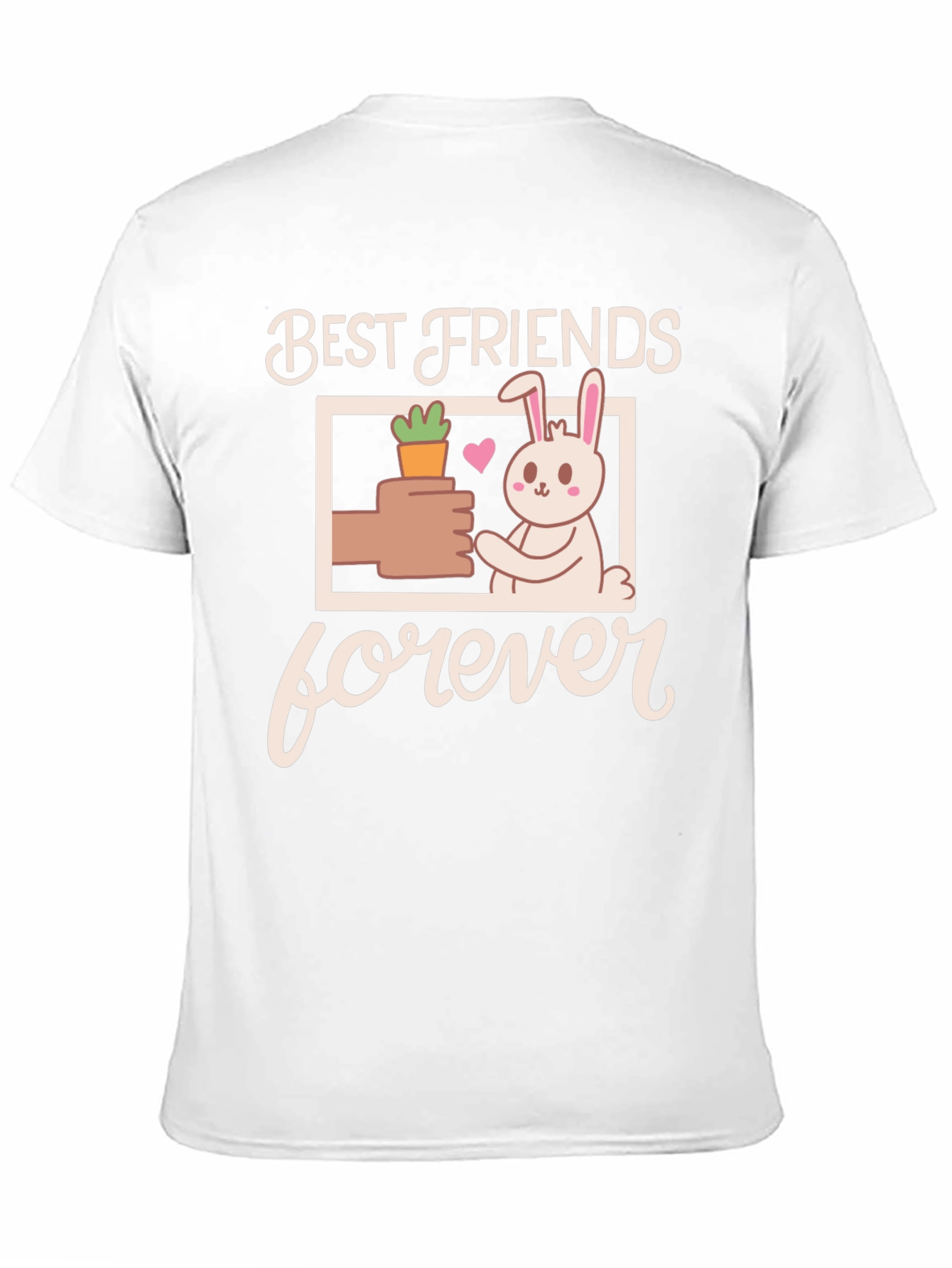 Best Friends Forever T-Shirt - Cute Bunny Design