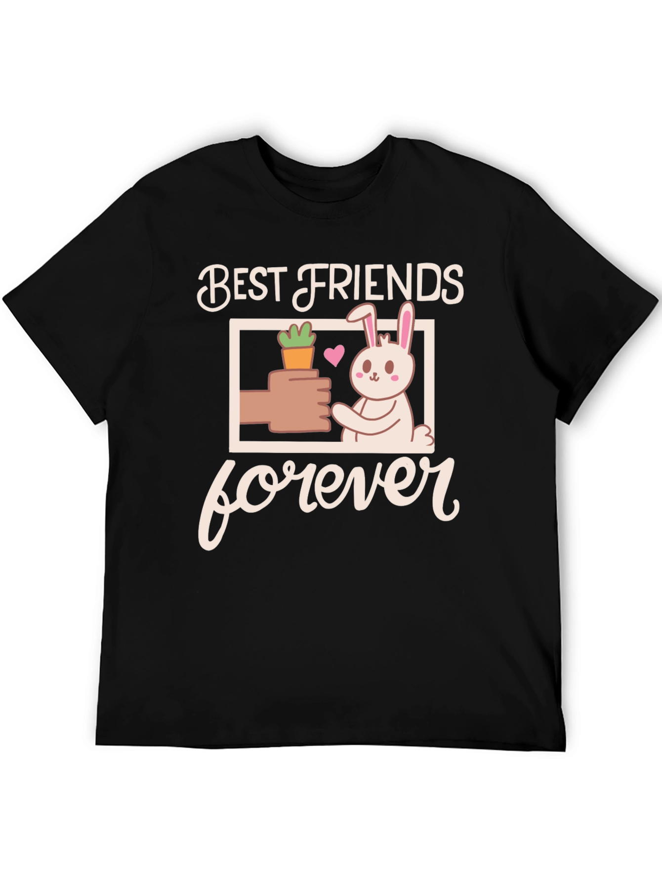 Best Friends Forever T-Shirt - Cute Bunny Design