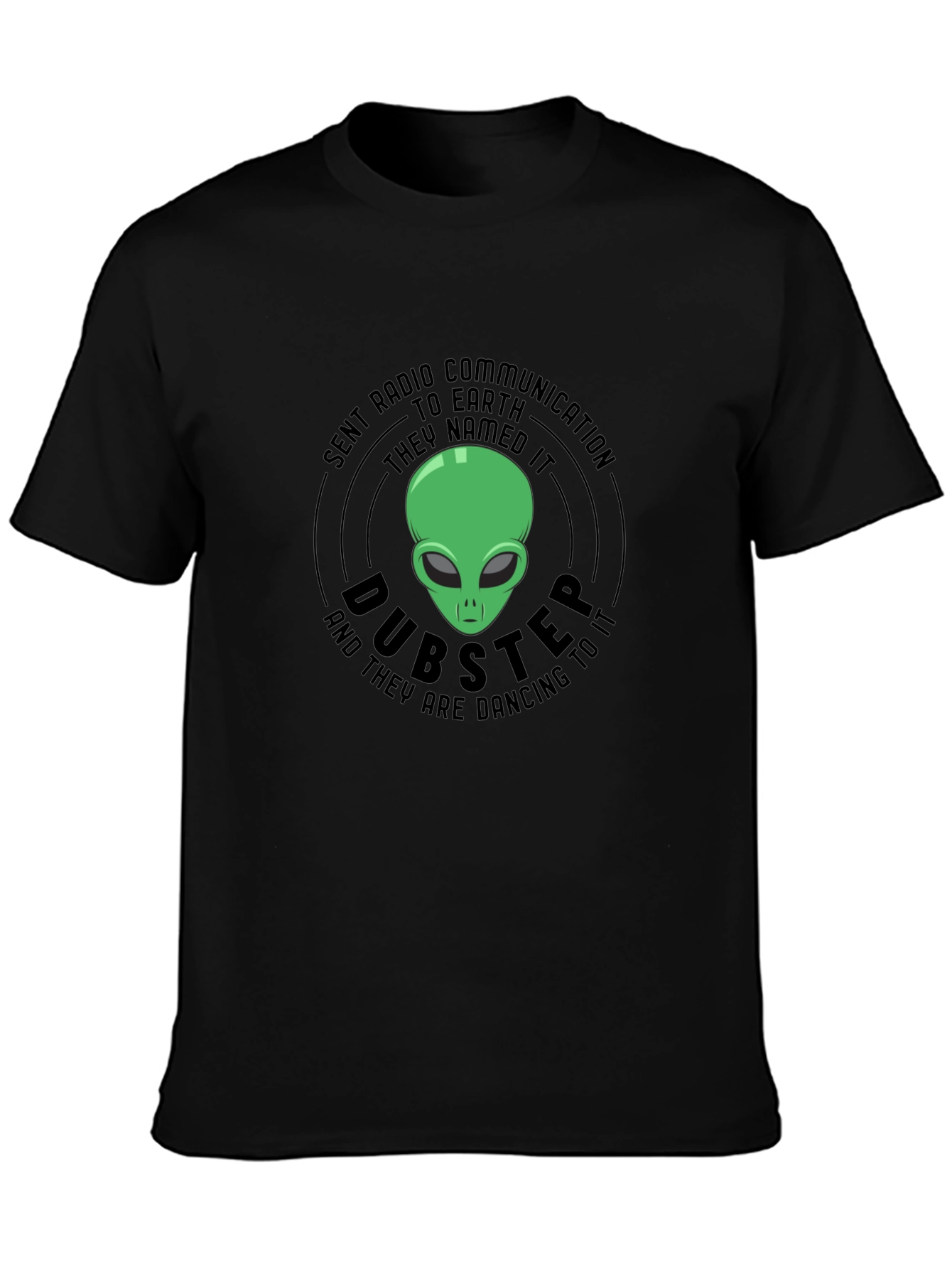 Dubstep Alien T-Shirt - Radio Communication Design