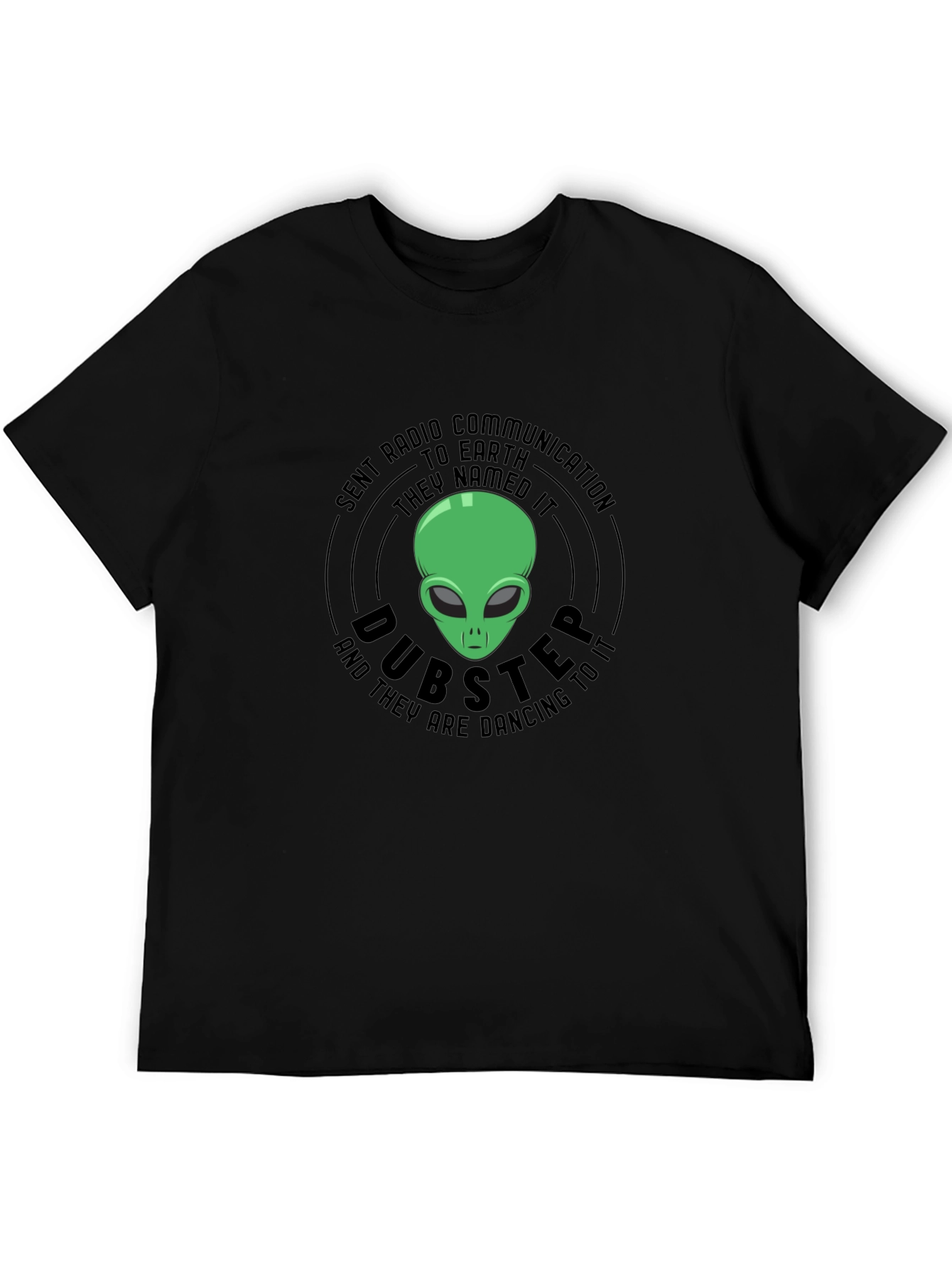 Dubstep Alien T-Shirt - Radio Communication Design