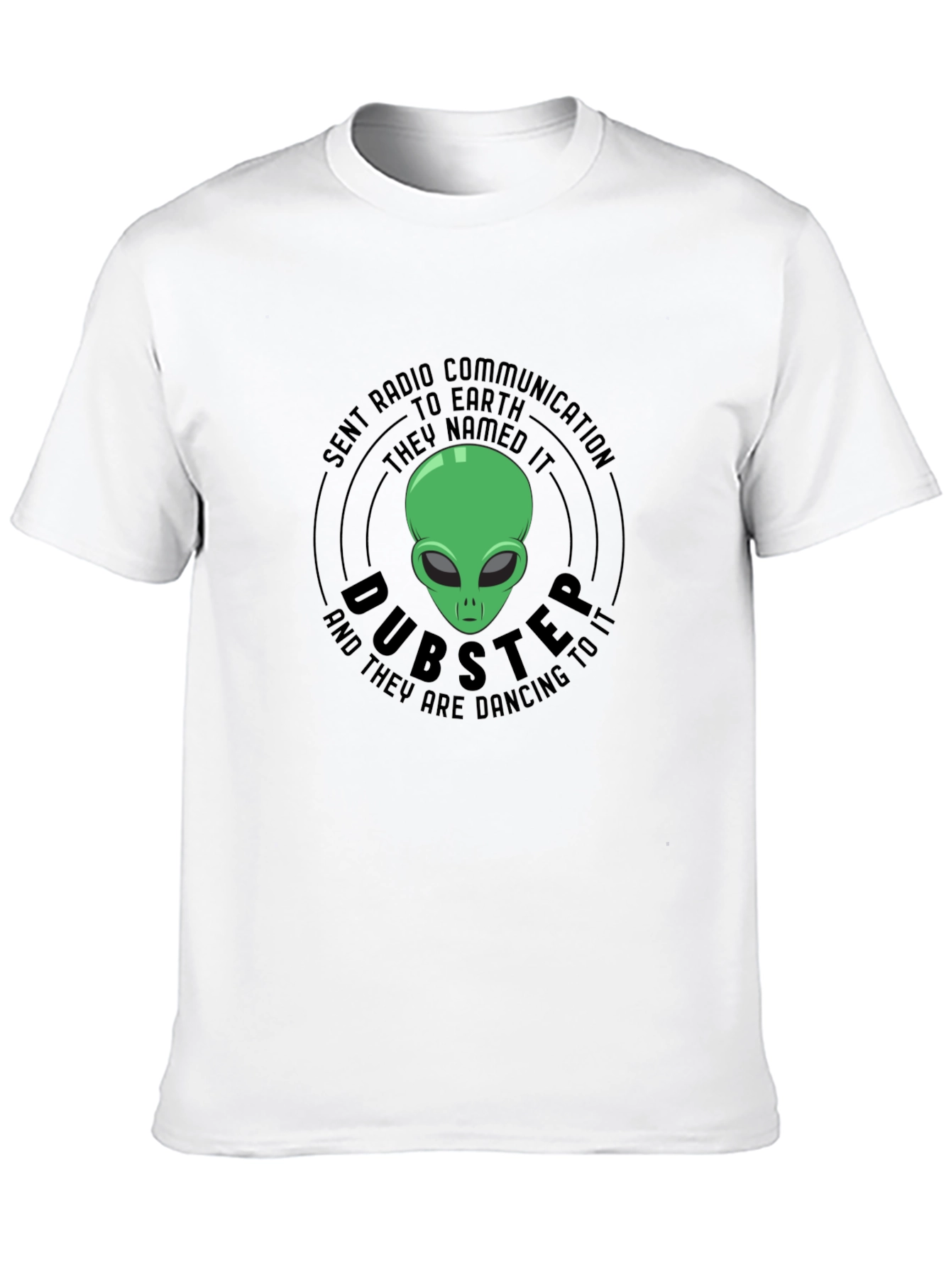 Dubstep Alien T-Shirt - Radio Communication Design