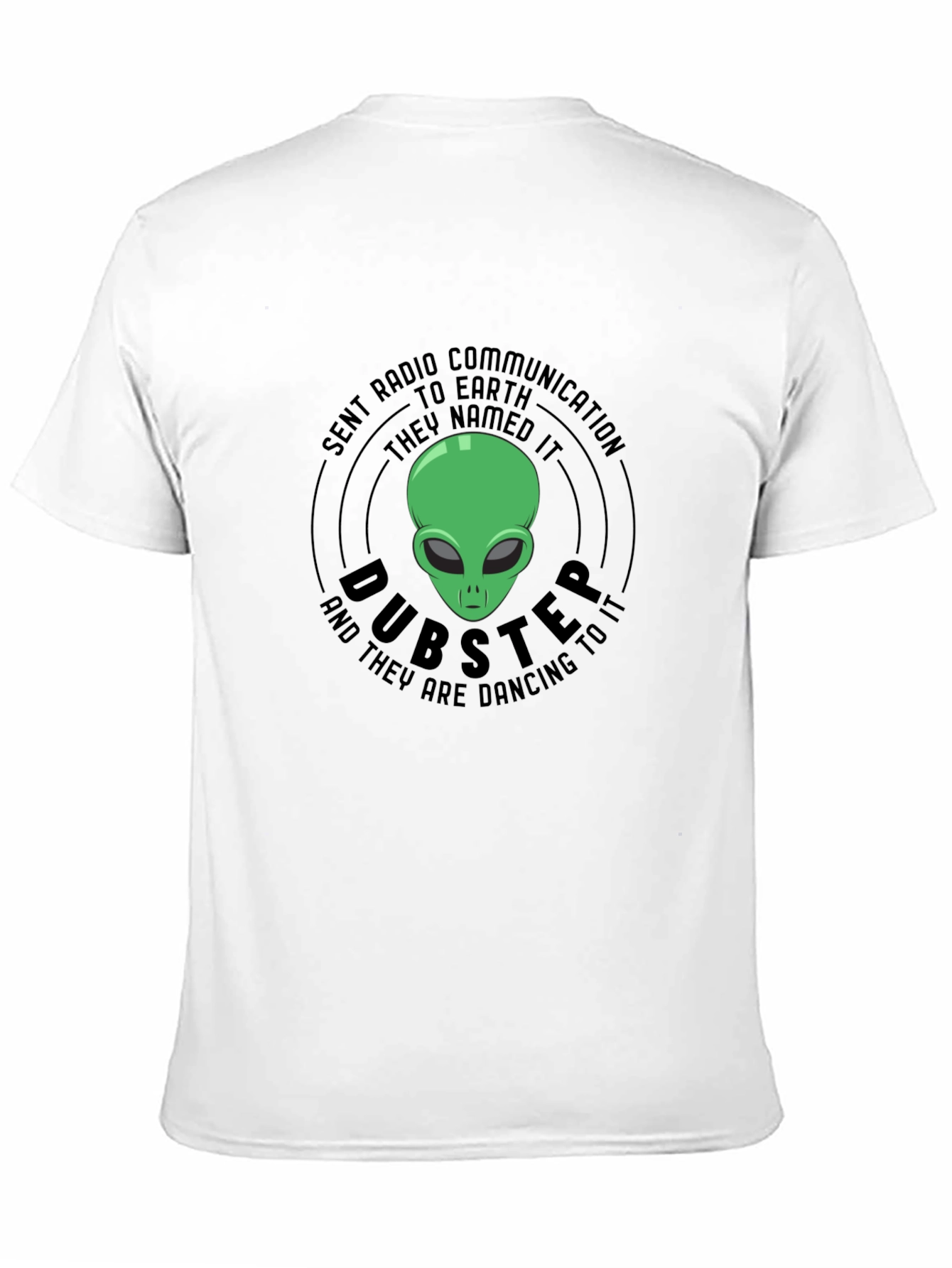 Dubstep Alien T-Shirt - Radio Communication Design