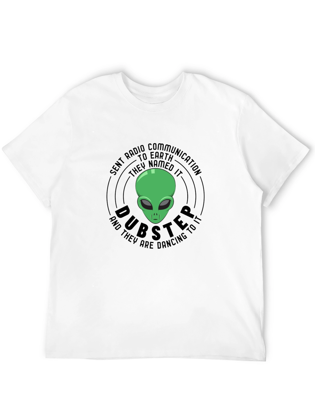 Dubstep Alien T-Shirt - Radio Communication Design