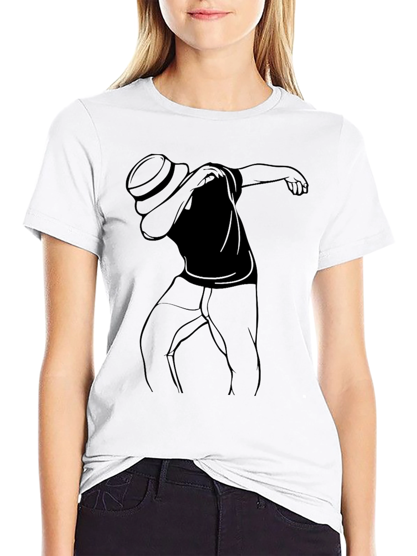 Dabbing Man Graphic Tee - Cool & Stylish