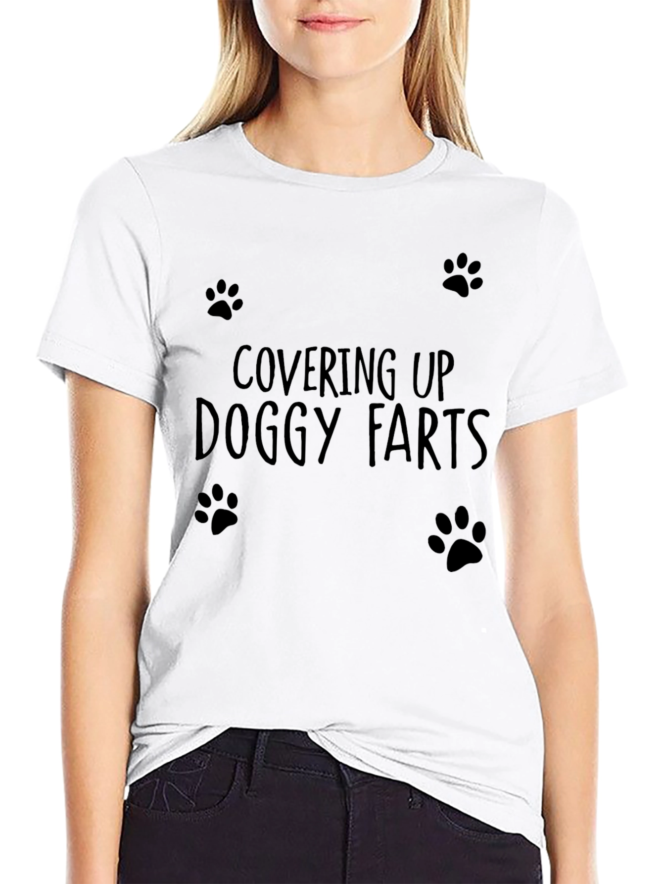 Covering Up Doggy Farts Graphic Tee
