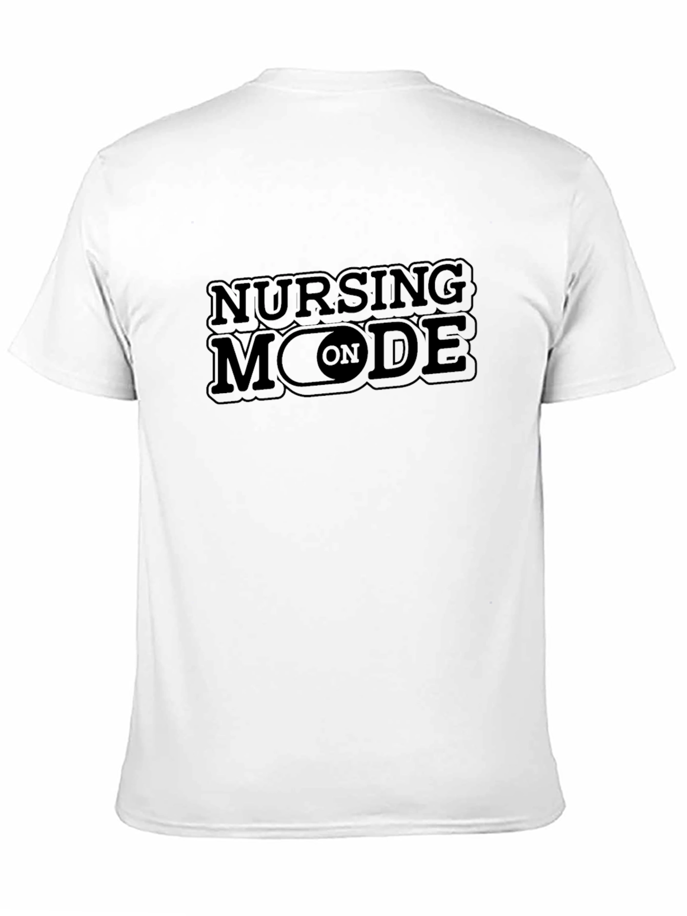 Nursing Mode On Graphic Tee - Black