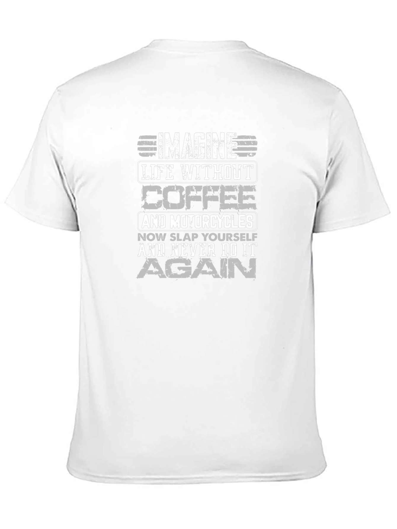 Coffee & Motorcycles Graphic T-Shirt - Black