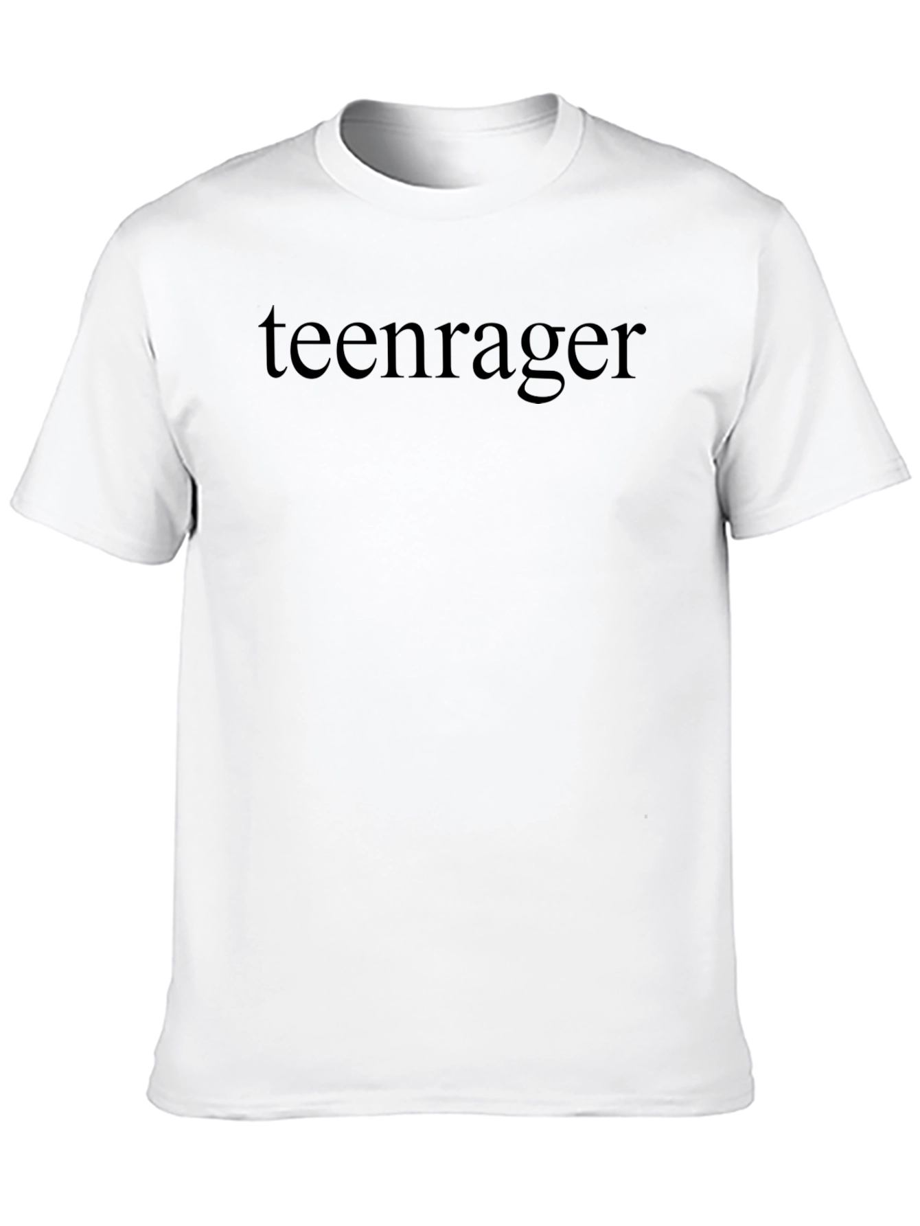Teenrager Graphic Tee - Black Casual T-Shirt