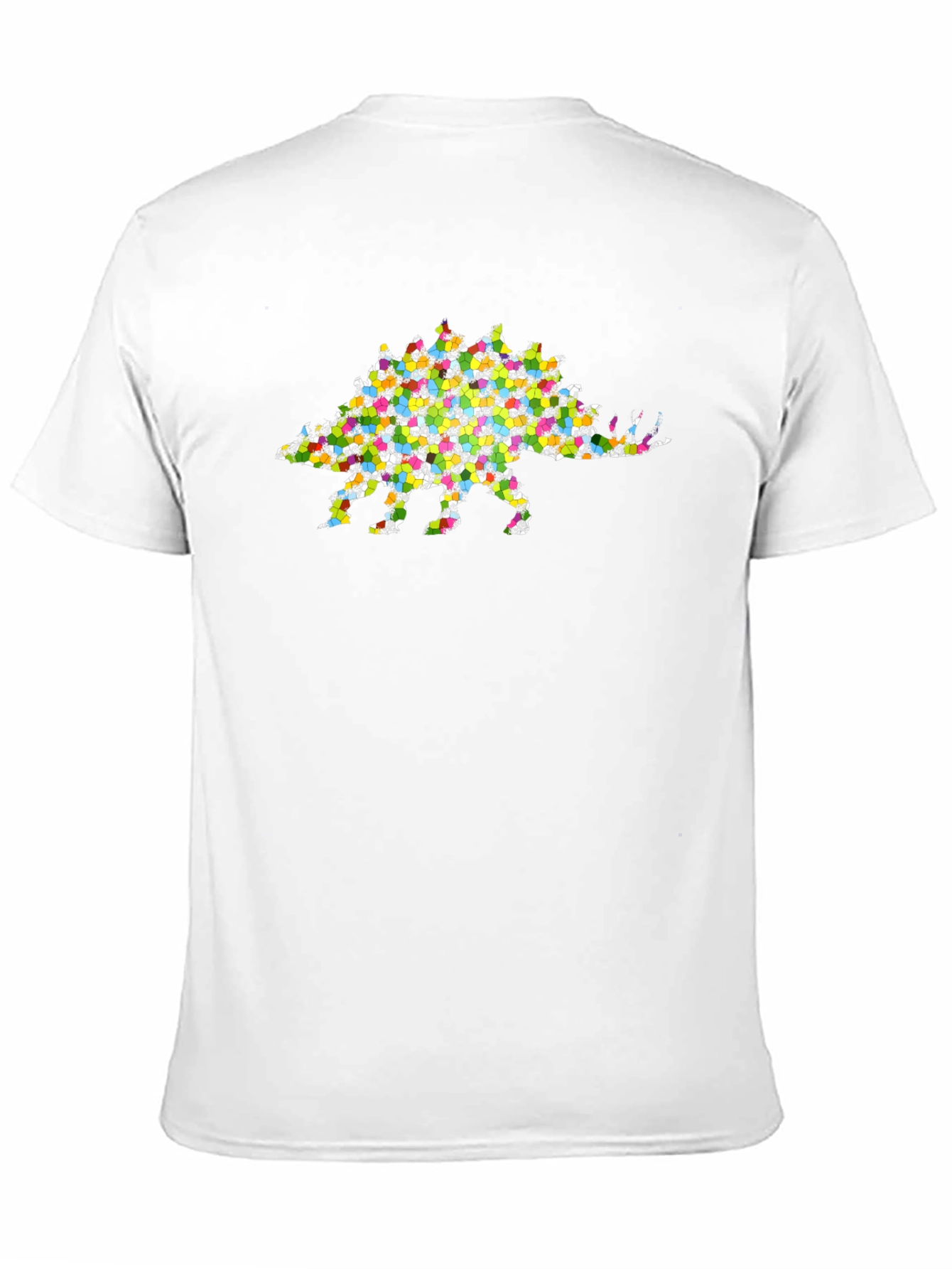 Colorful Stegosaurus Graphic T-Shirt