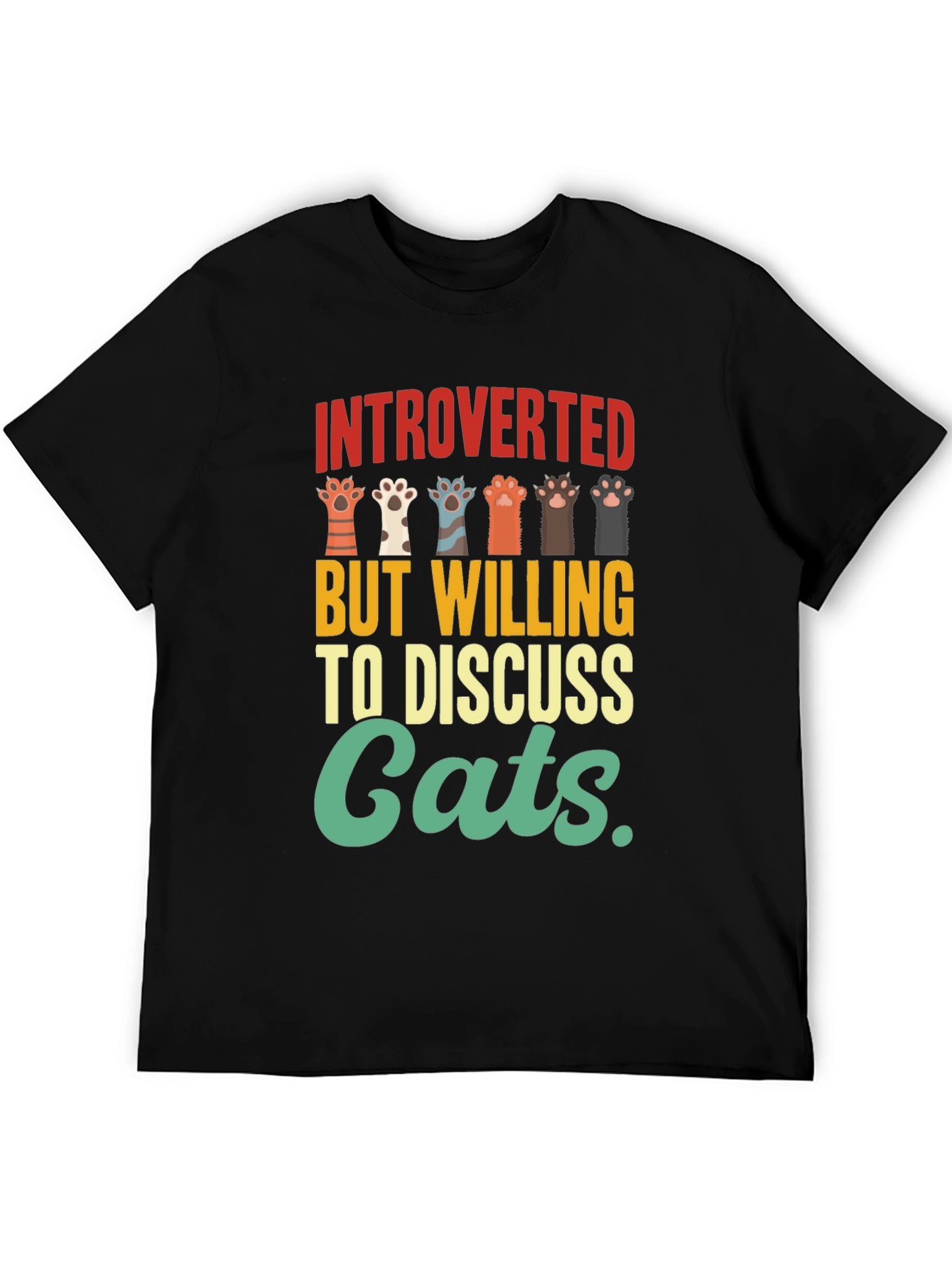 Introverted Cat Lover T-Shirt