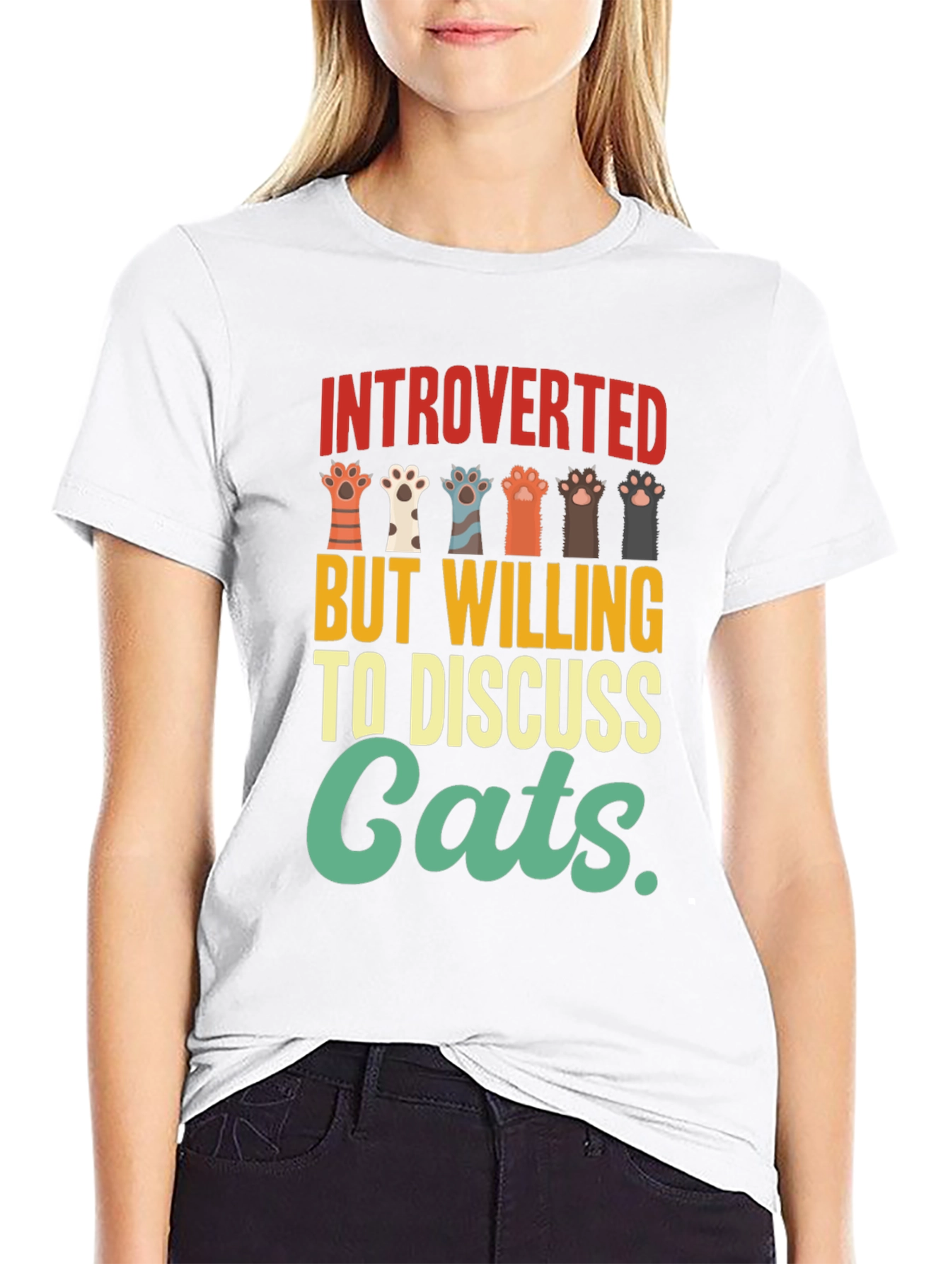 Introverted Cat Lover T-Shirt