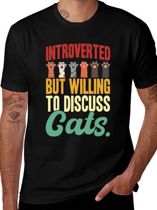 Introverted Cat Lover T-Shirt