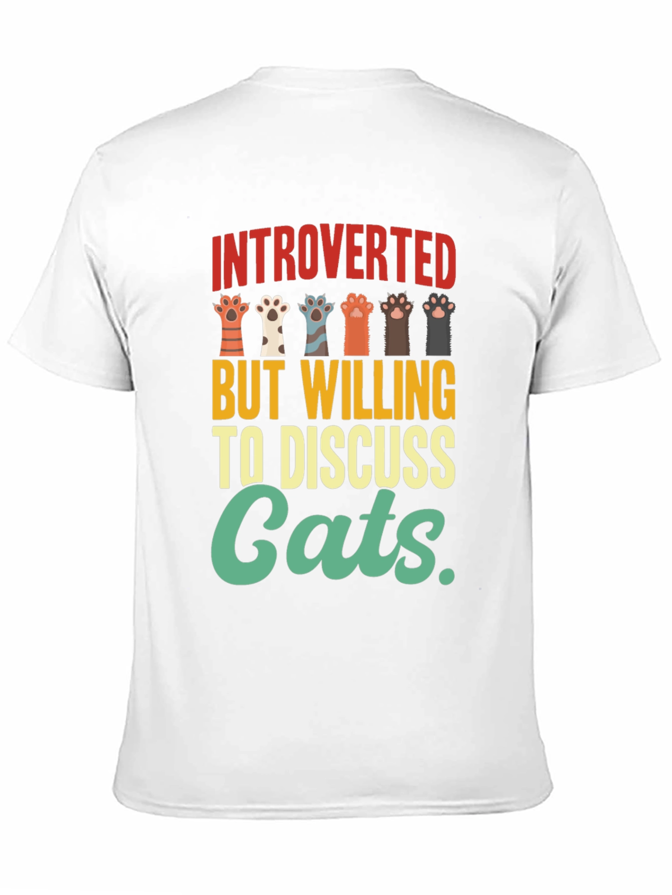 Introverted Cat Lover T-Shirt