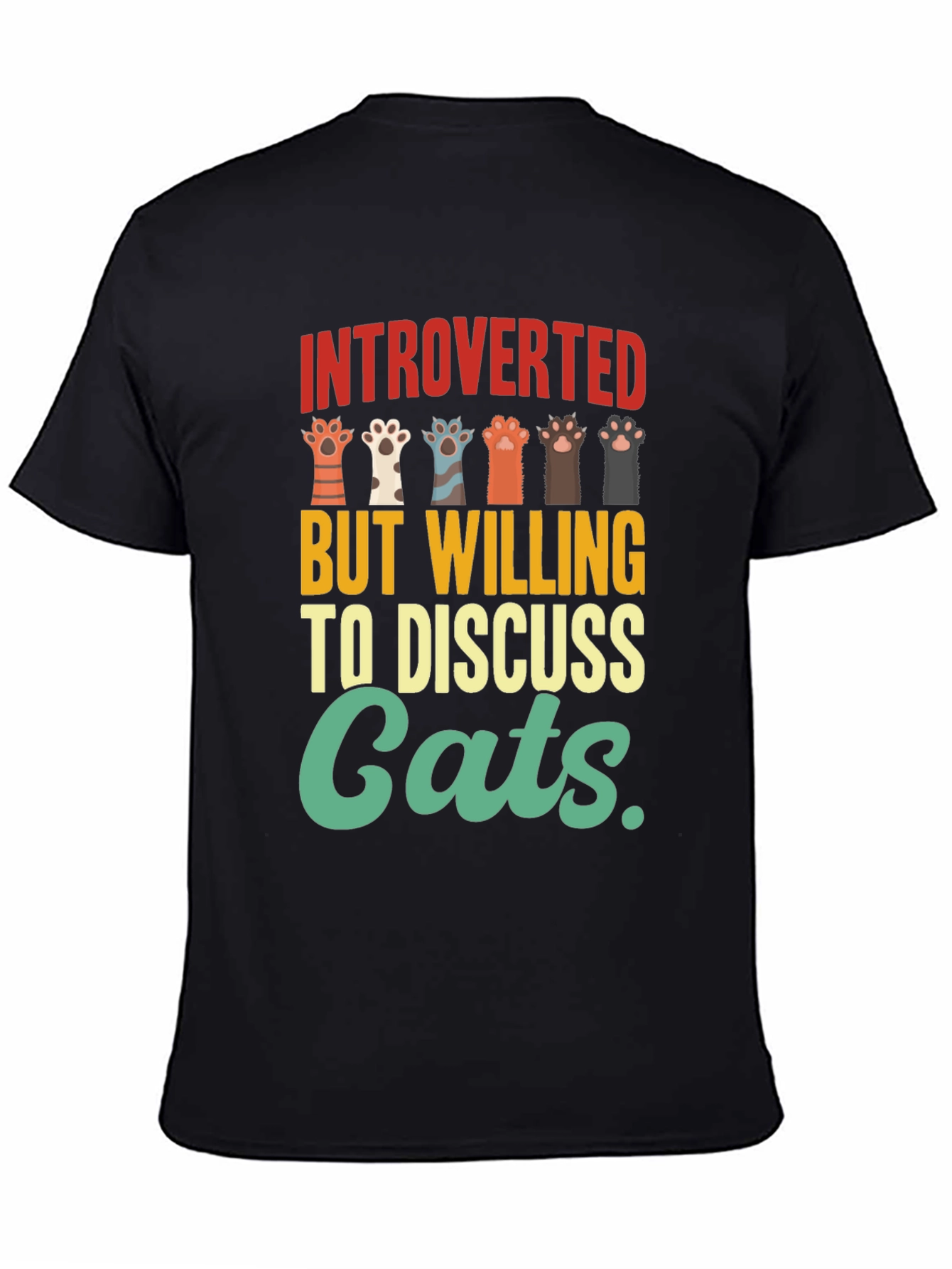 Introverted Cat Lover T-Shirt