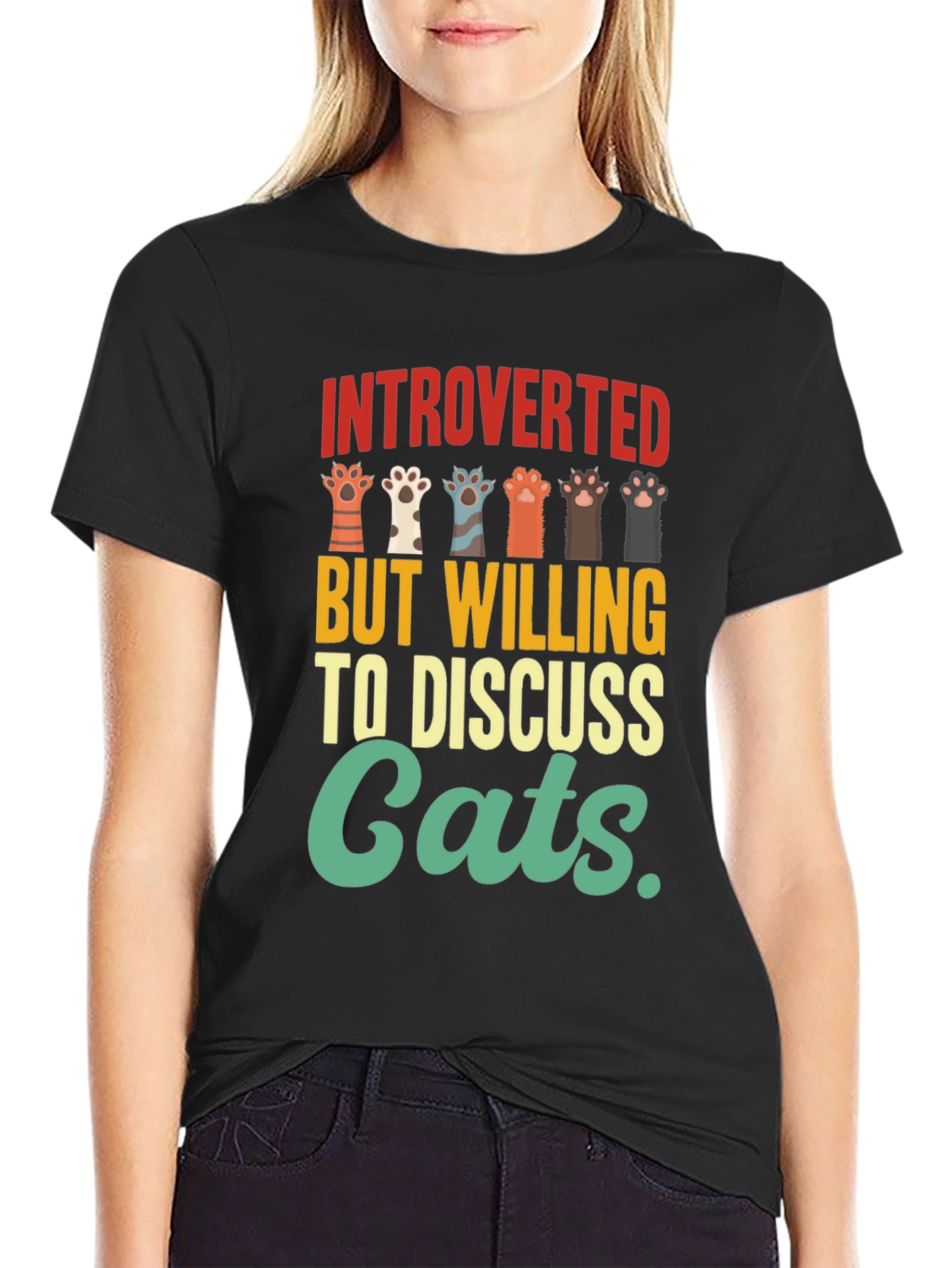 Introverted Cat Lover T-Shirt