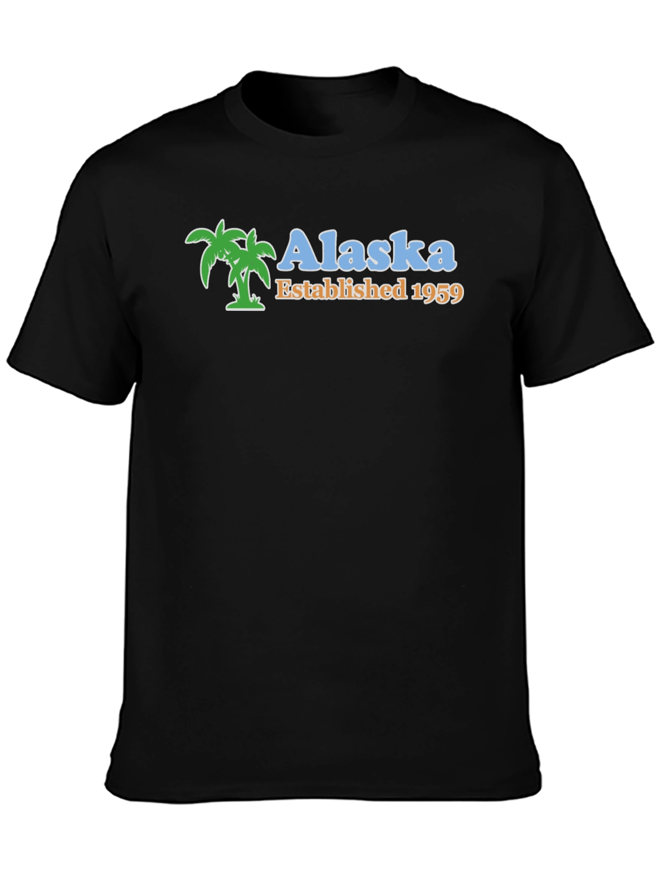 Alaska Established 1959 Palm Tree T-Shirt