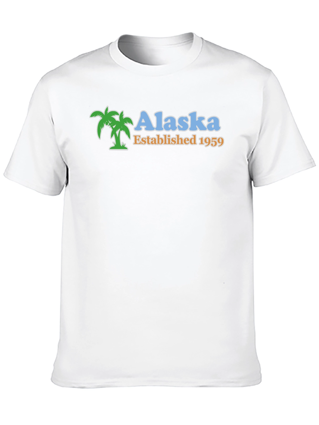 Alaska Established 1959 Palm Tree T-Shirt