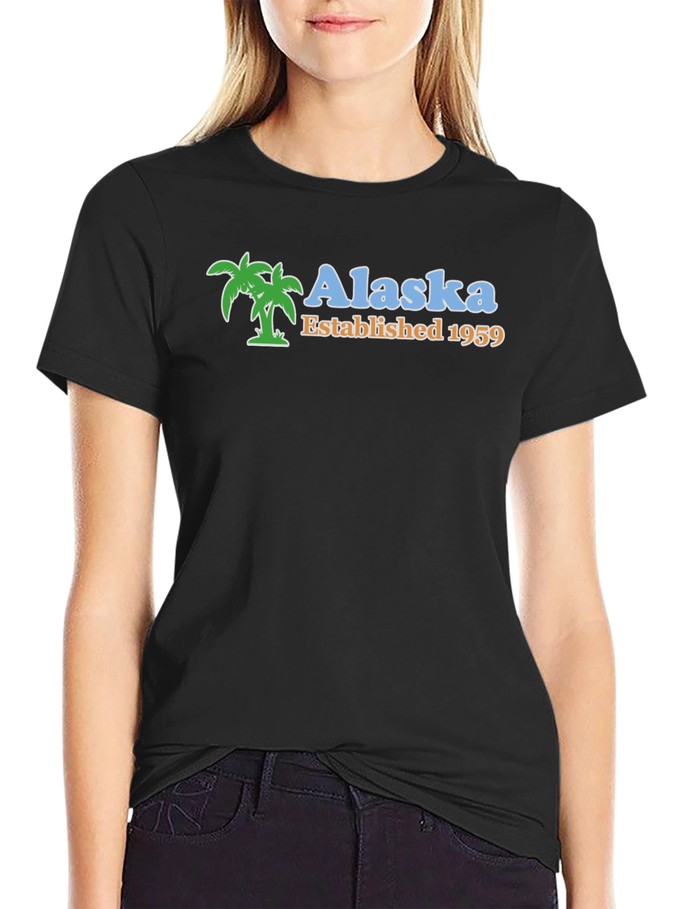 Alaska Established 1959 Palm Tree T-Shirt