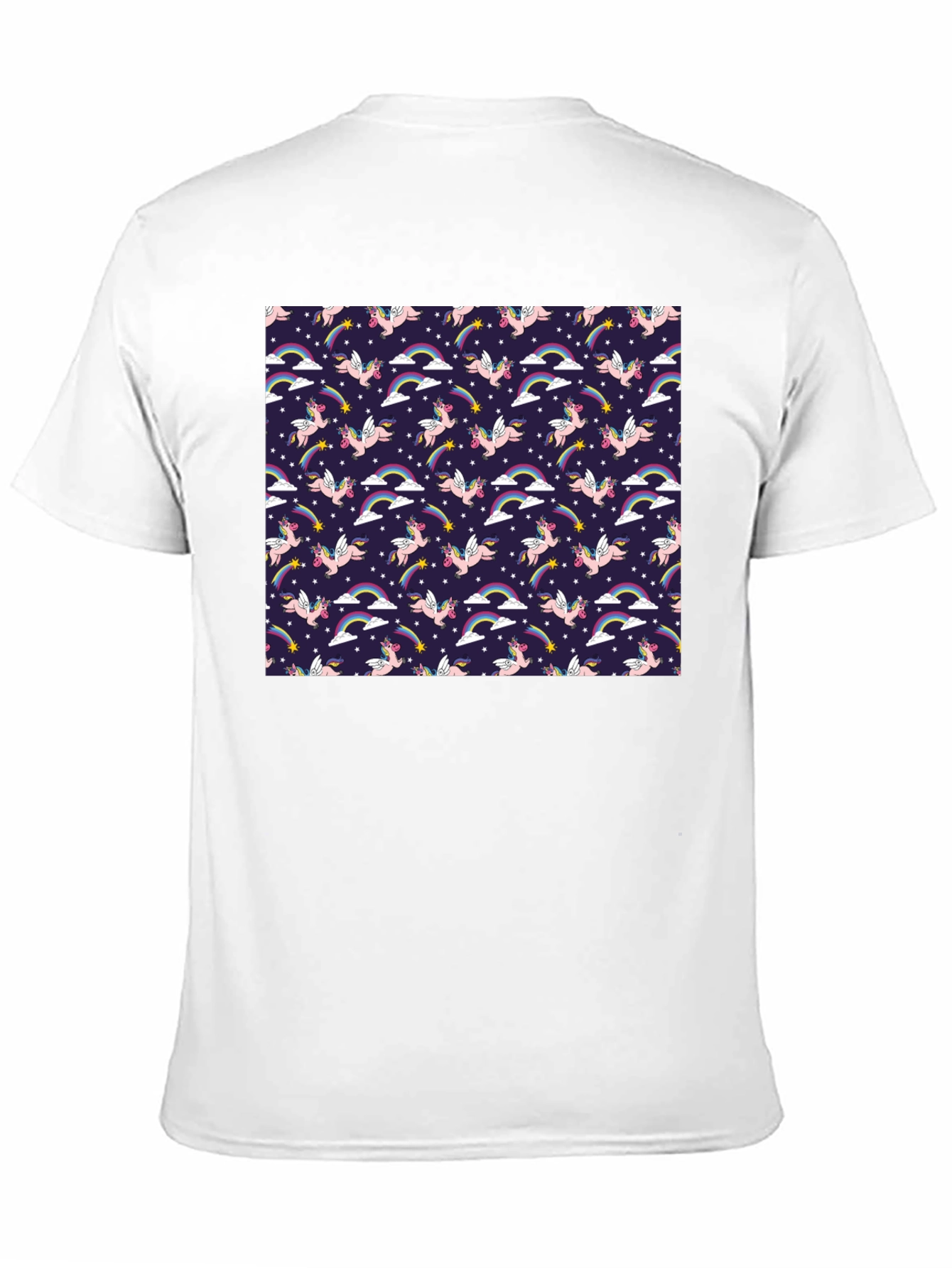 Unicorn Rainbow Starry Pattern Tee