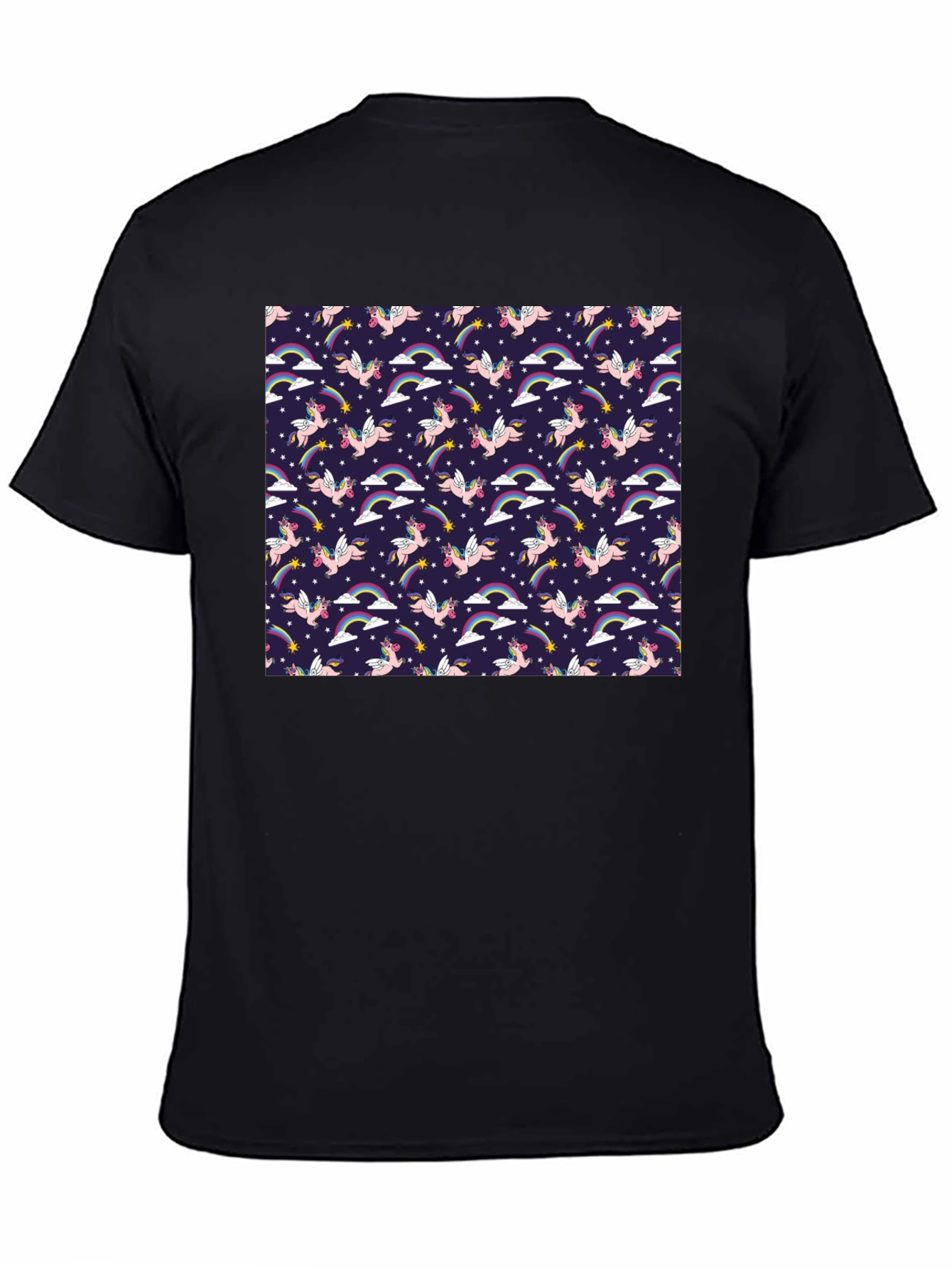 Unicorn Rainbow Starry Pattern Tee