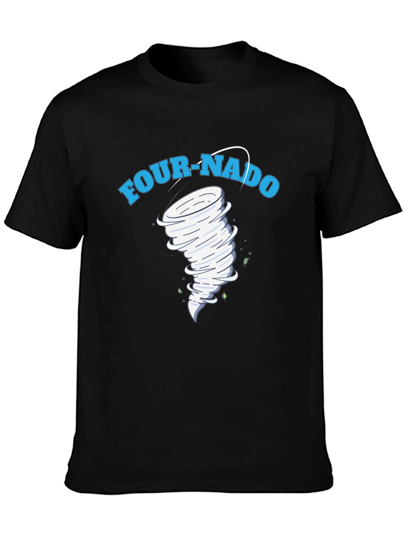 Four-Nado Graphic T-Shirt Novelty Design