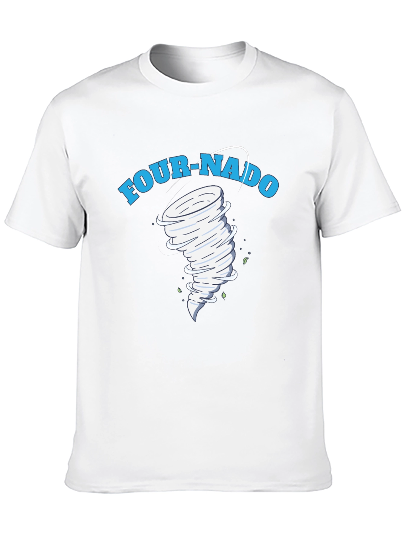 Four-Nado Graphic T-Shirt Novelty Design