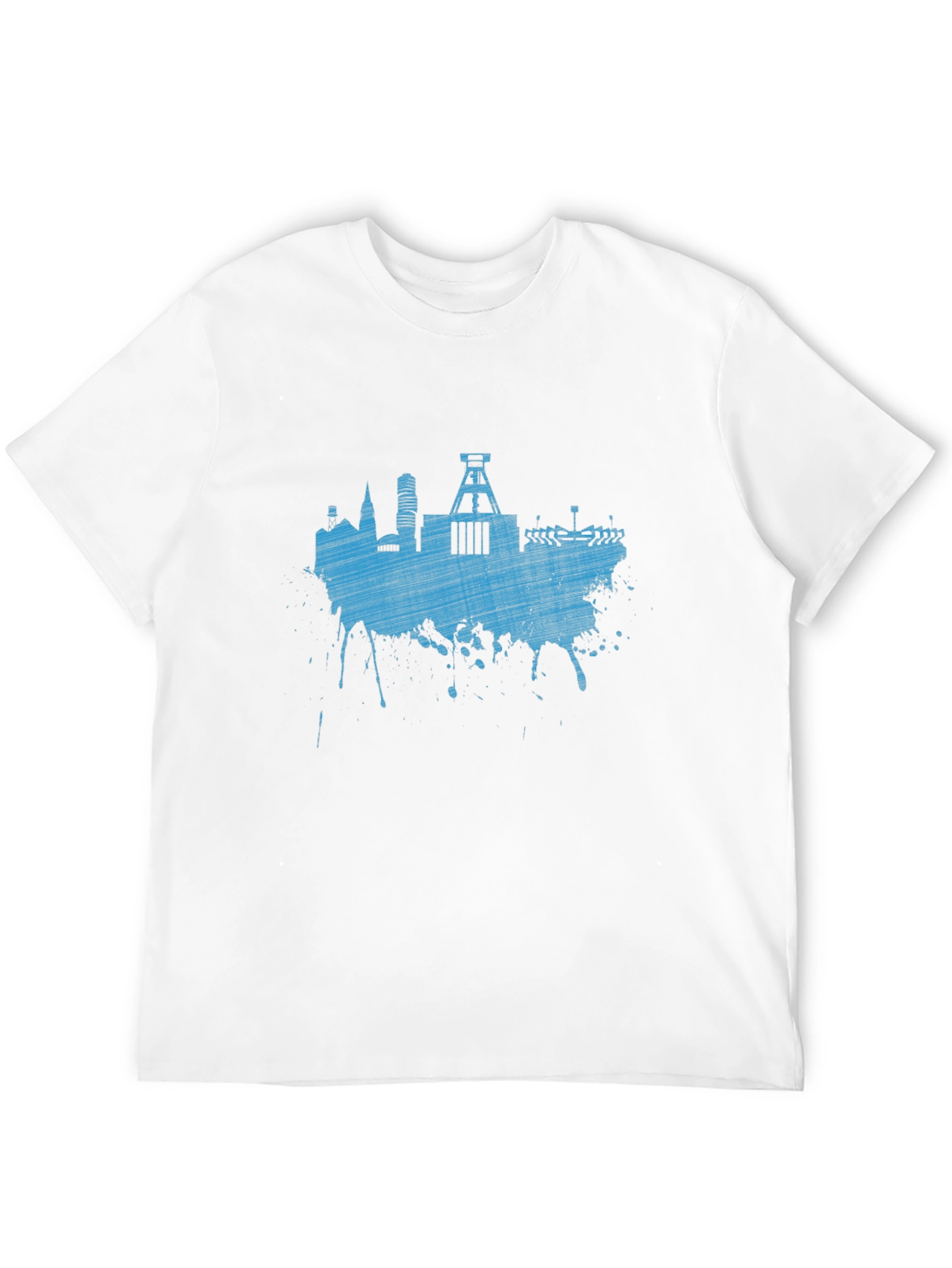 Urban Ink Skyline T-Shirt - Mens