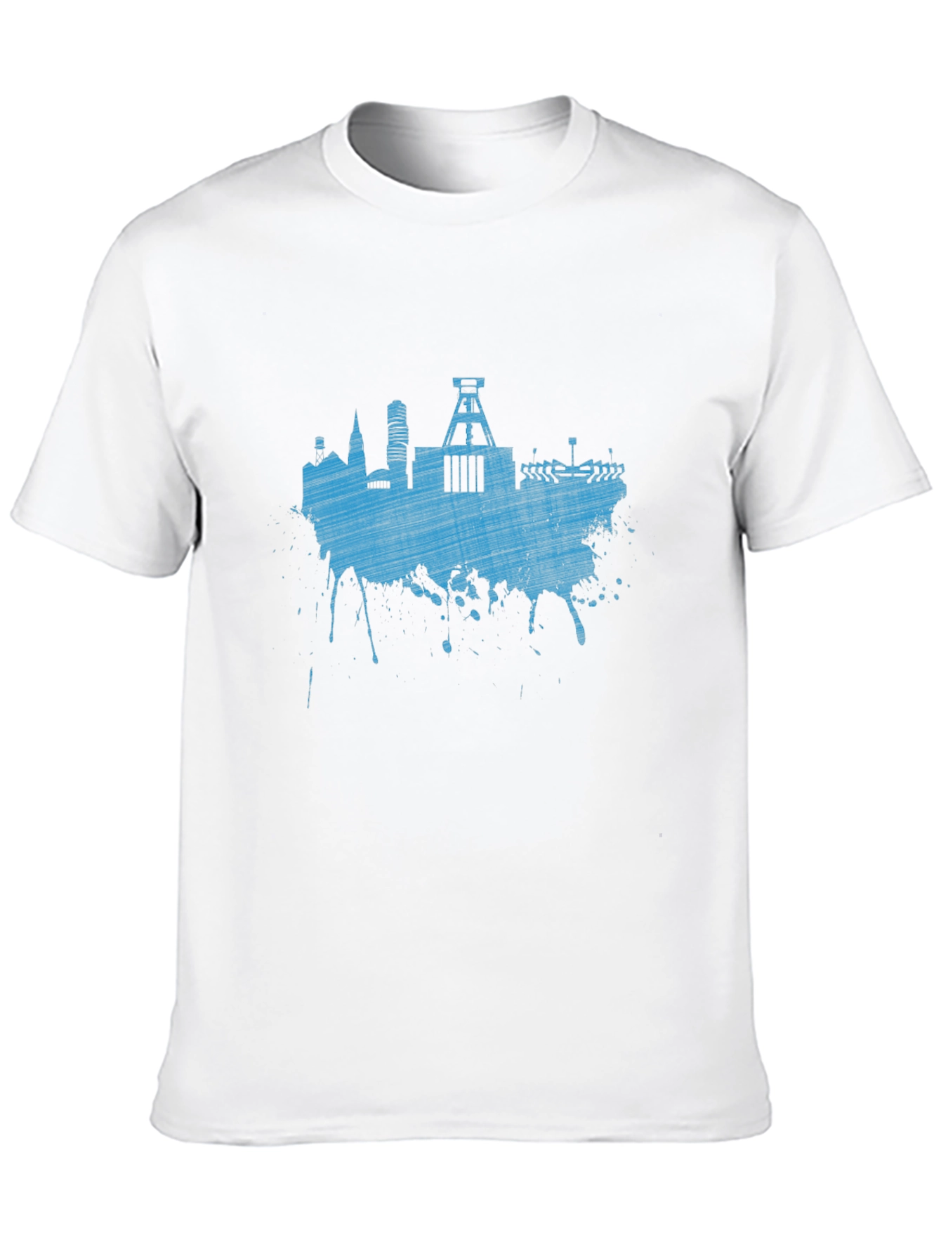 Urban Ink Skyline T-Shirt - Mens