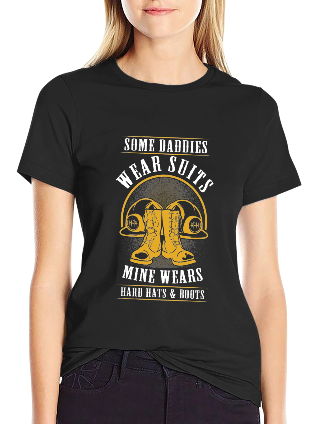 Daddy Hard Hat & Boots Graphic Tee
