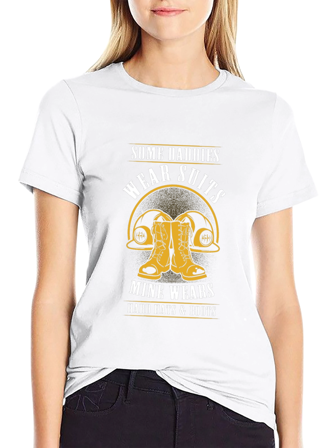 Daddy Hard Hat & Boots Graphic Tee