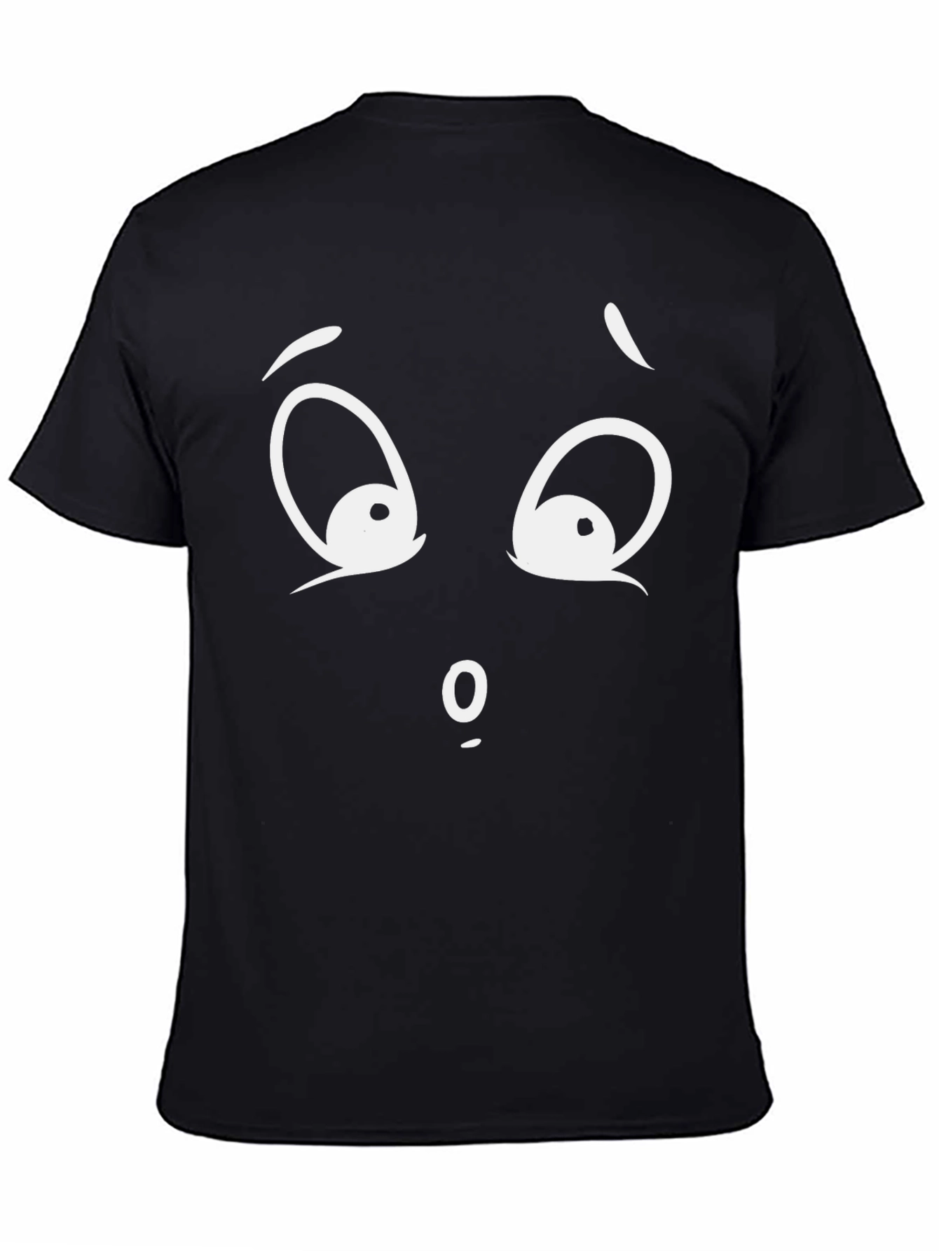 Funny Cartoon Face Graphic T-Shirt