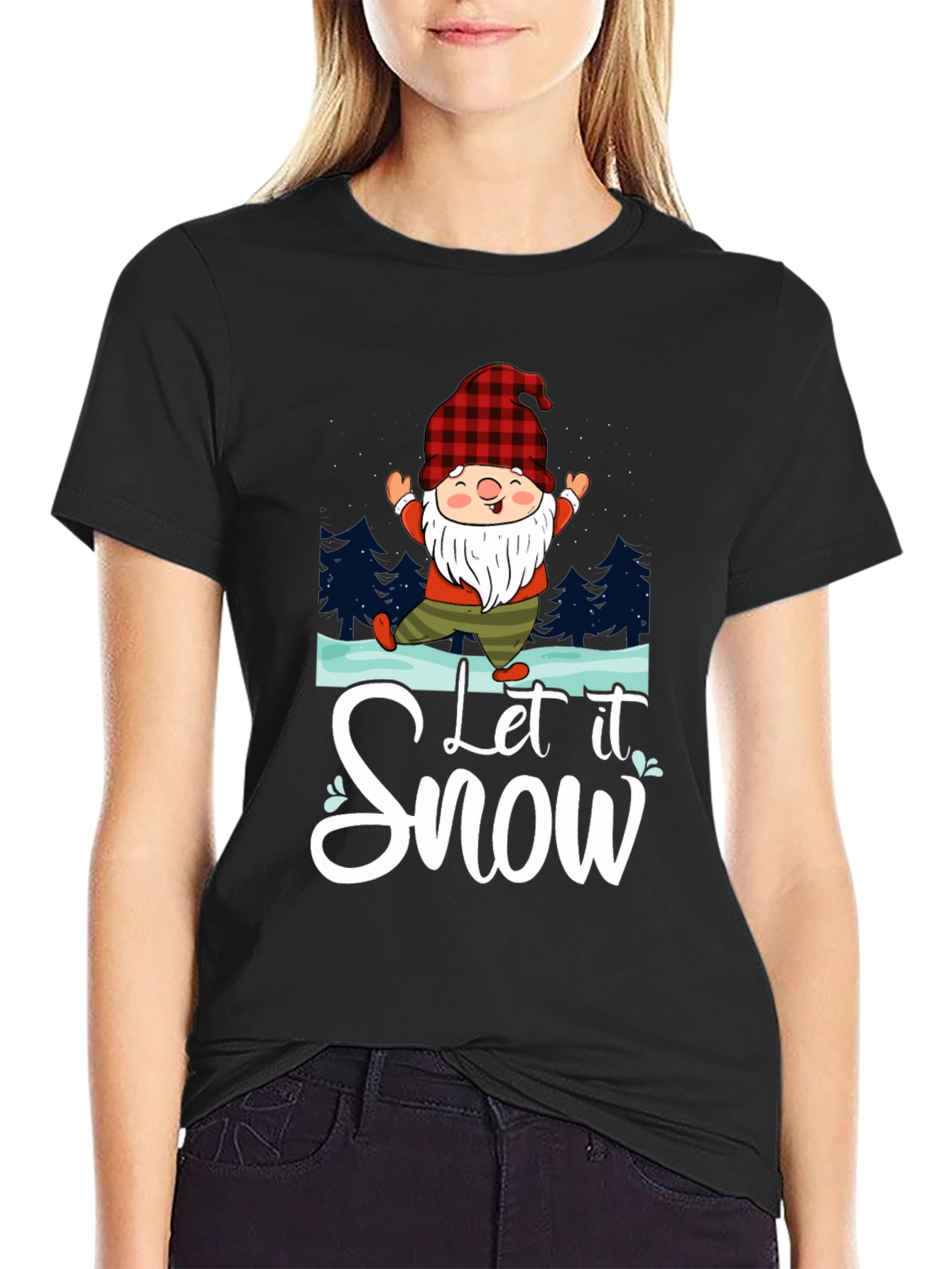 Let it Snow Gnome T-Shirt