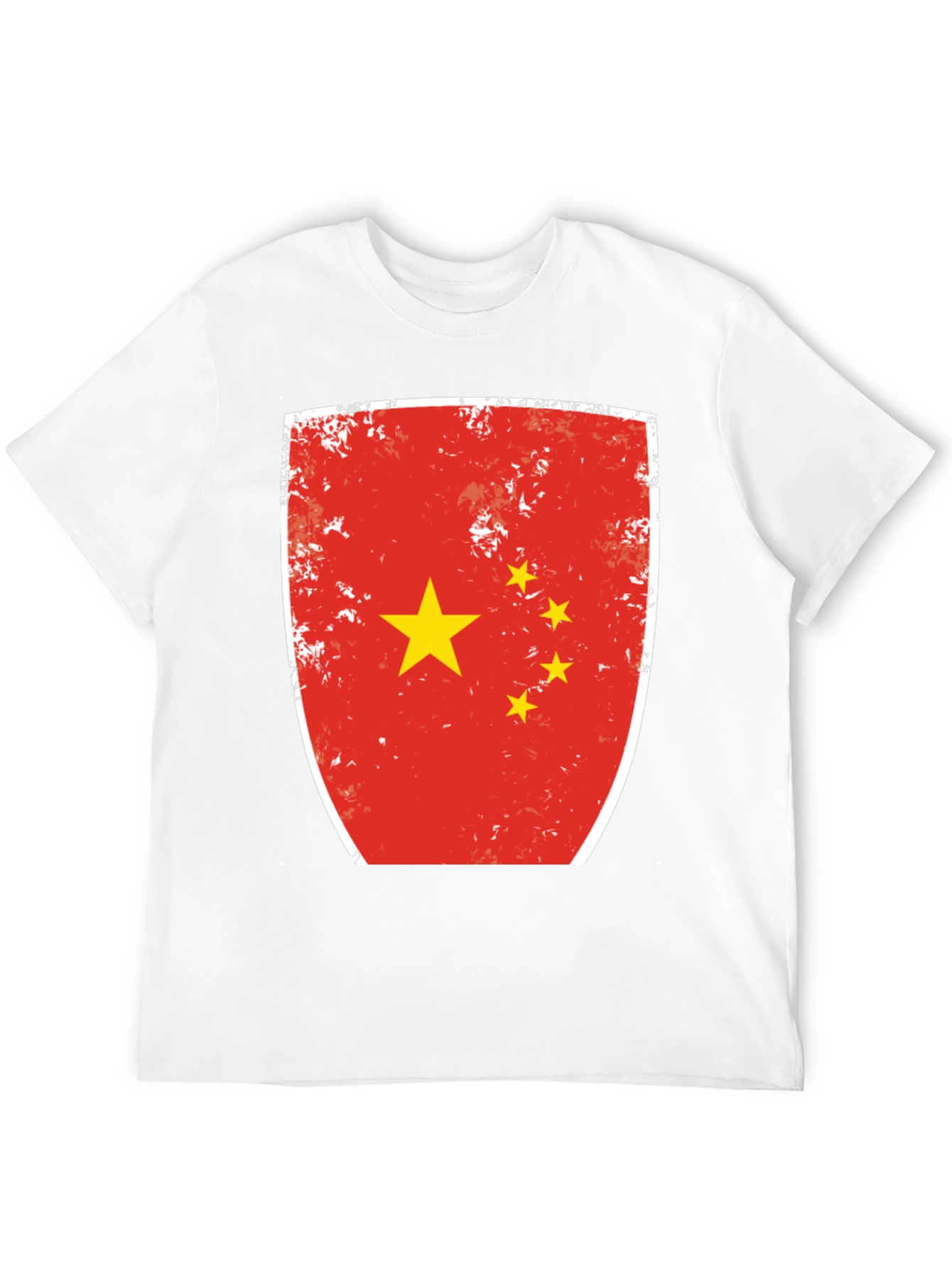 China Flag Shield T-Shirt - Patriotic Graphic Tee