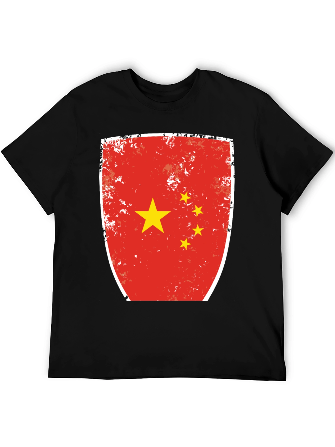 China Flag Shield T-Shirt - Patriotic Graphic Tee