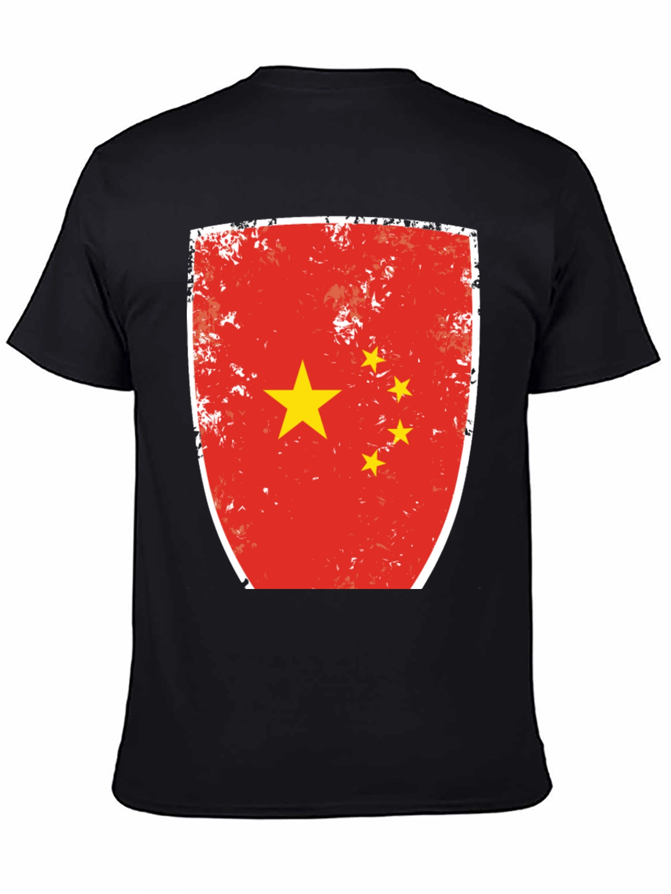 China Flag Shield T-Shirt - Patriotic Graphic Tee