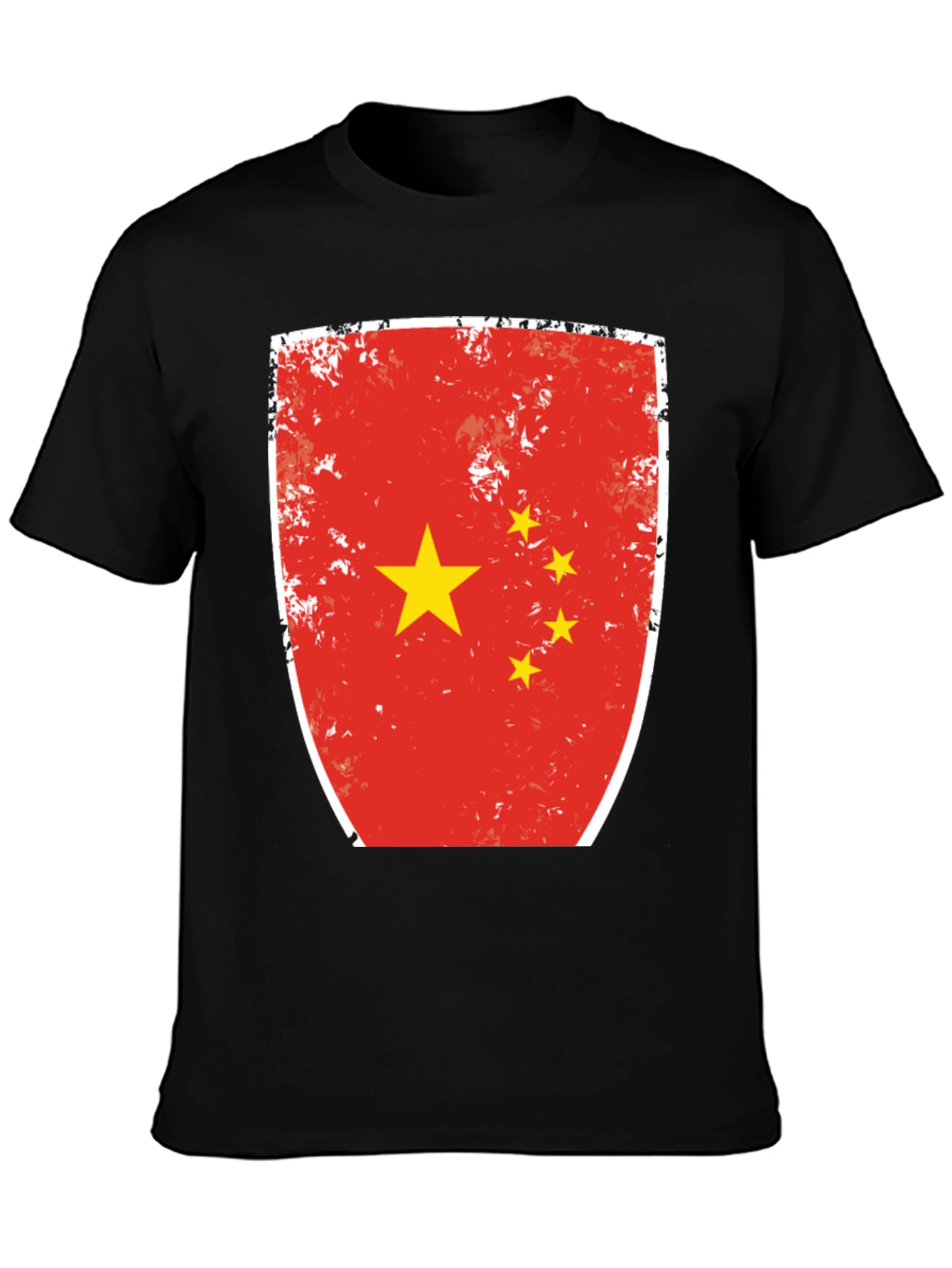China Flag Shield T-Shirt - Patriotic Graphic Tee
