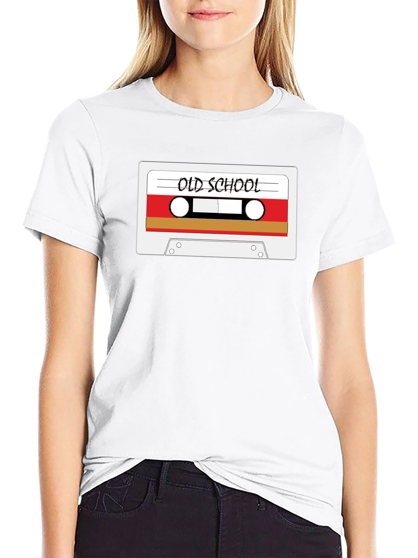 Retro Old School Cassette Tape Graphic T-Shirt